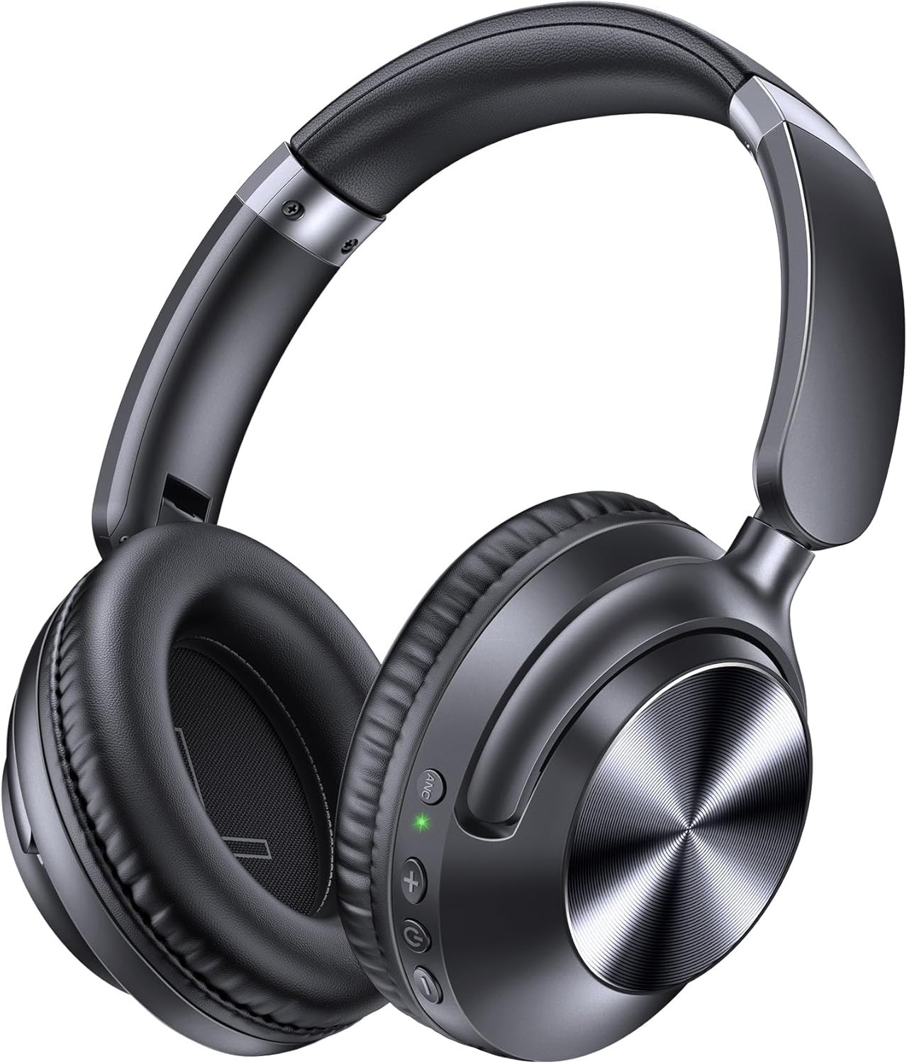 TAGRY Hybrid Active Noise Cancelling Headphones 100H Playtime Wireless Over Ear