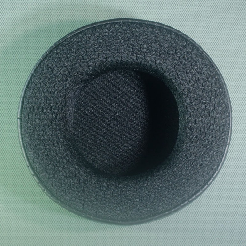 1Pair Black Ear Pads for 70/75/80/85/90/95/100/105/110MM Breathable Headphones