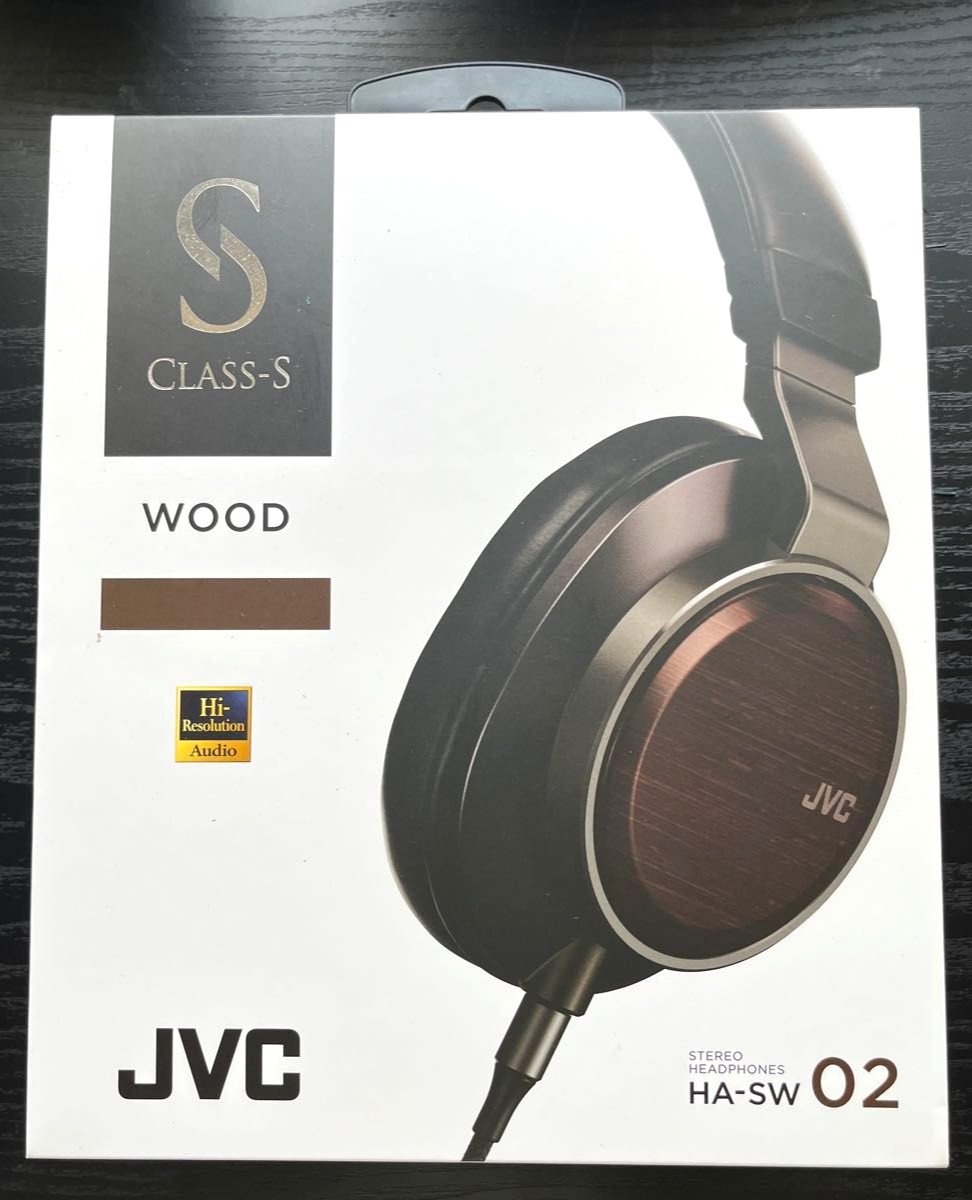 JVC HA-SW02 Wood Dome Sealed Headphones Hi-Res CLASS-S Over Ear Audiophile
