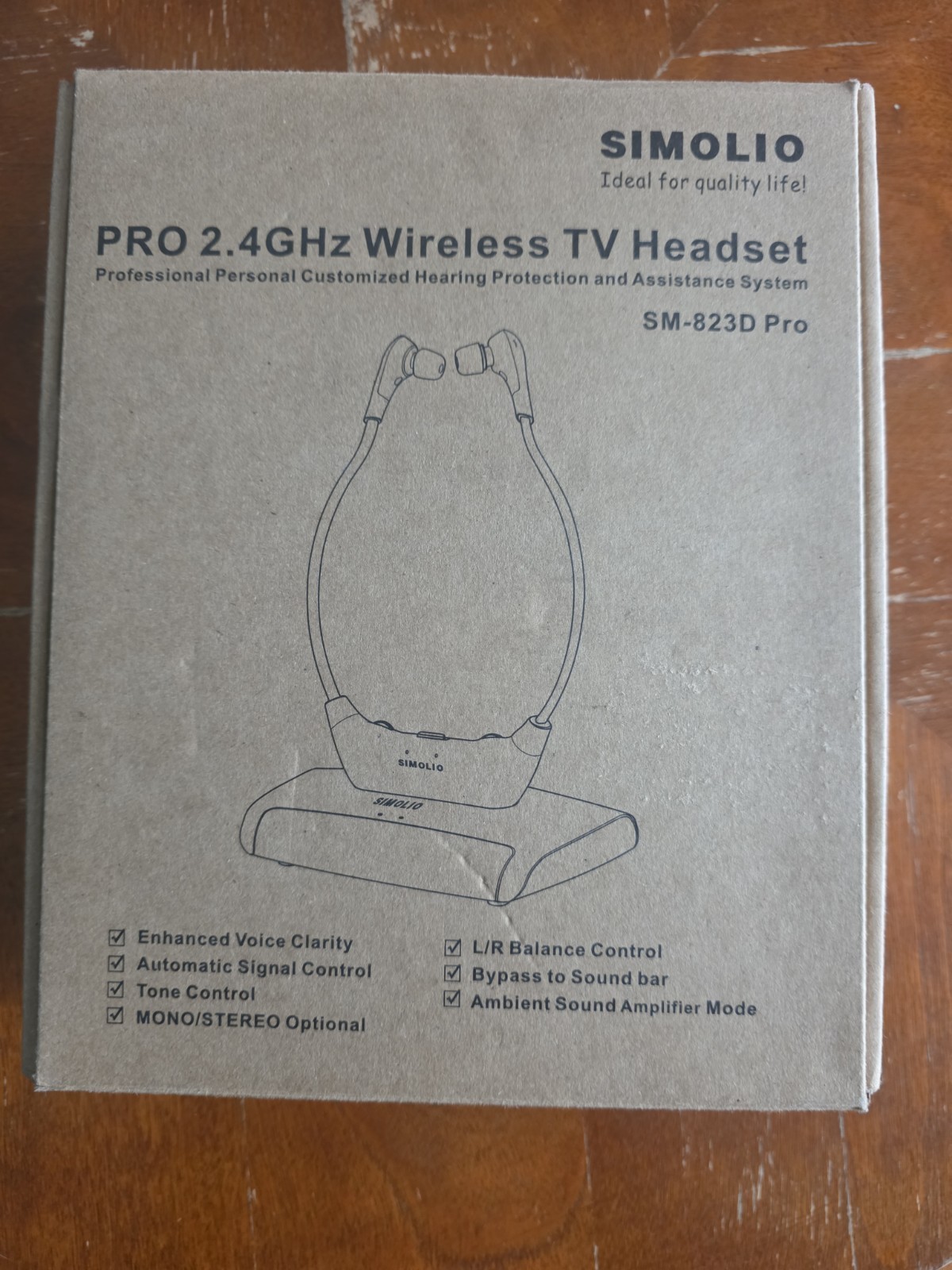 Simolio 2.4GHz Wireless TV Headset SM-823D Pro – complete Works