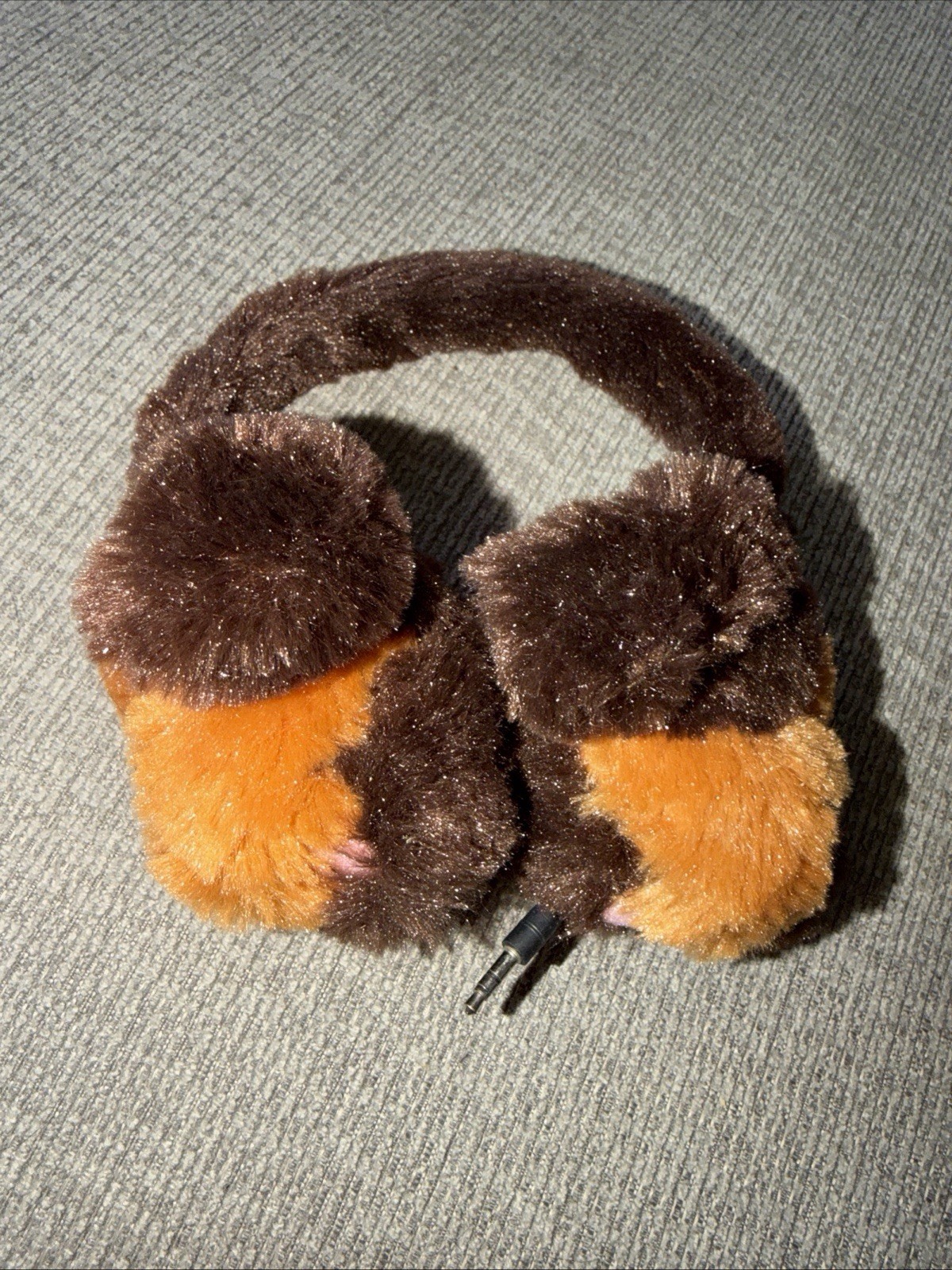 Brown And Black PuppyWired Headphones for Kids with Microphone 3.5mm Jack On Ear