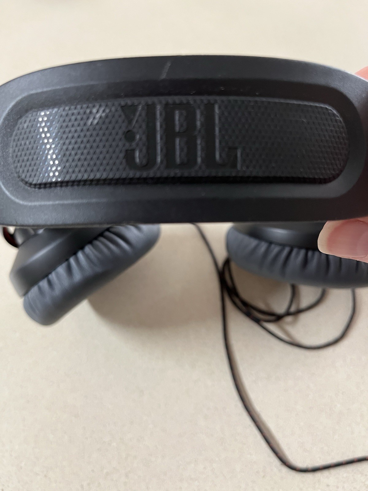 JBL Quantum 100 Wired Over-Ear Gaming Headphones Headset Black Tested Works