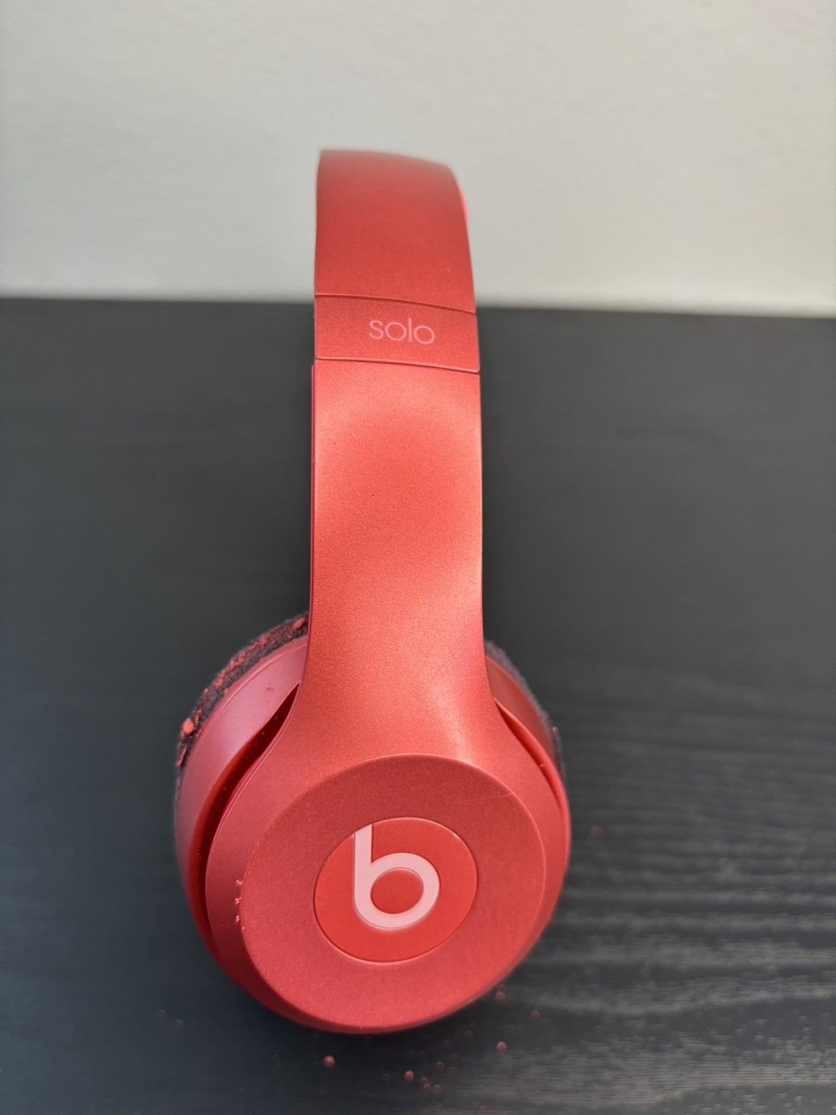 Beats By Dr Dre Solo2 On-Ear Headphones Royal Edition Blush Red Wired