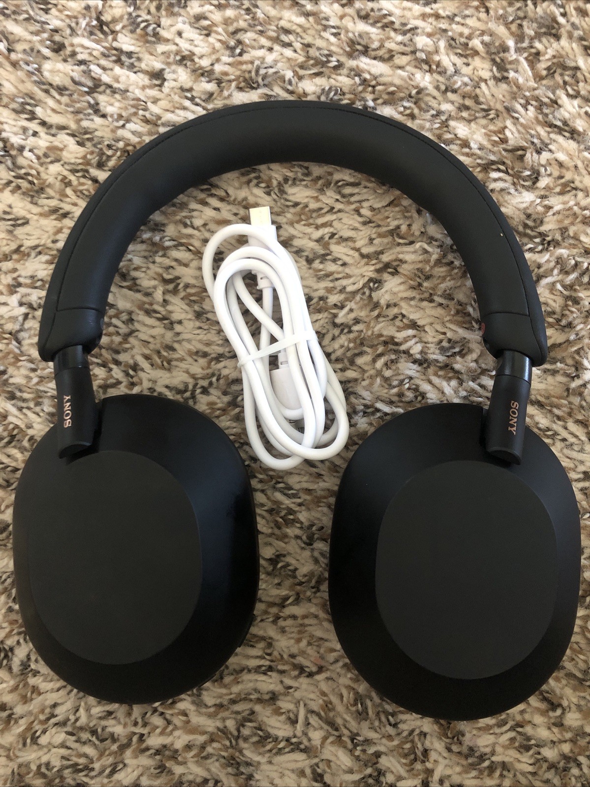 Sony YY2954 Black Wireless Noise Cancelling Stereo Headset USED
