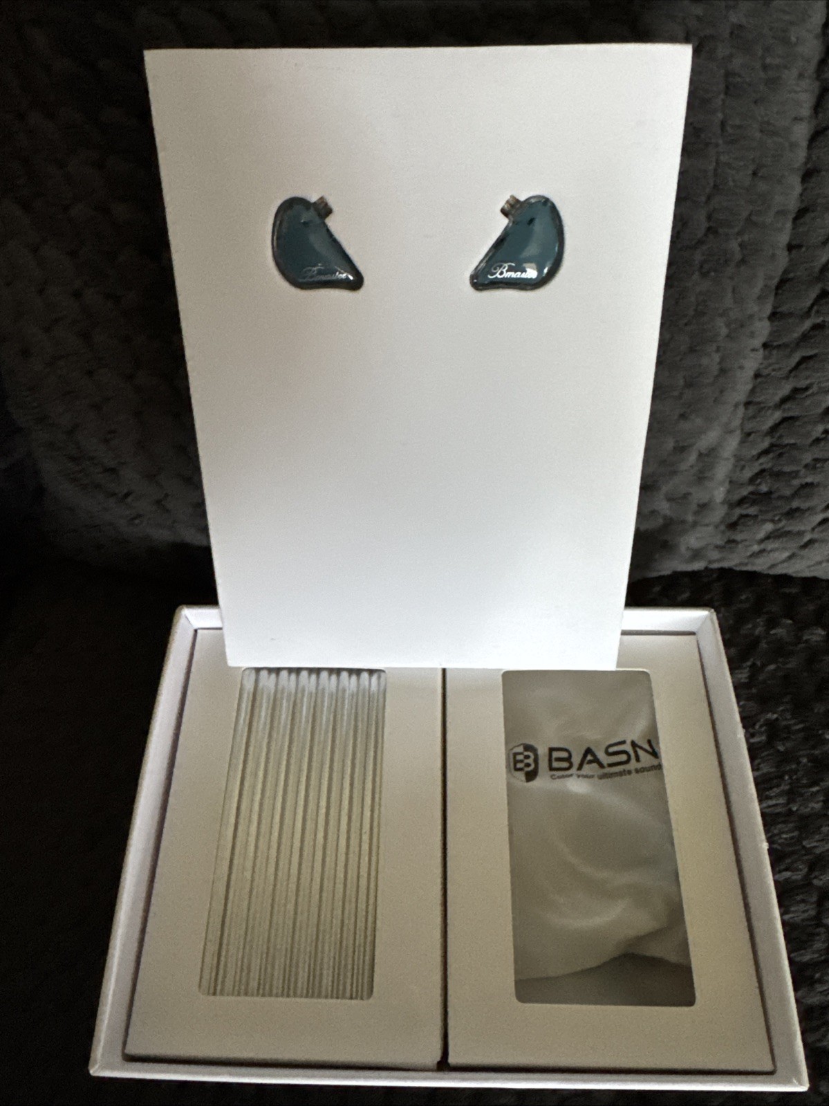 BASN Bmaster Triple Drivers in Ear Monitor Headphones, 2 Pin Connector Cables