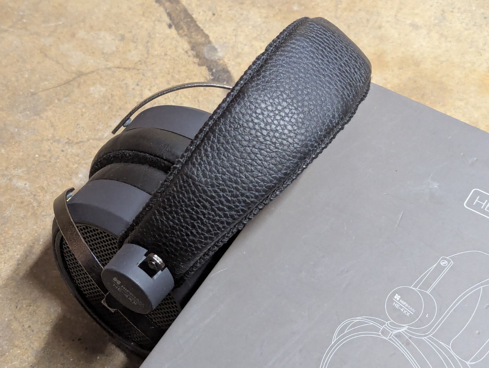 Hifiman Massdrop HE-4XX Open Back Planar Magnetic Headphones Black 35ohm 3.5mm