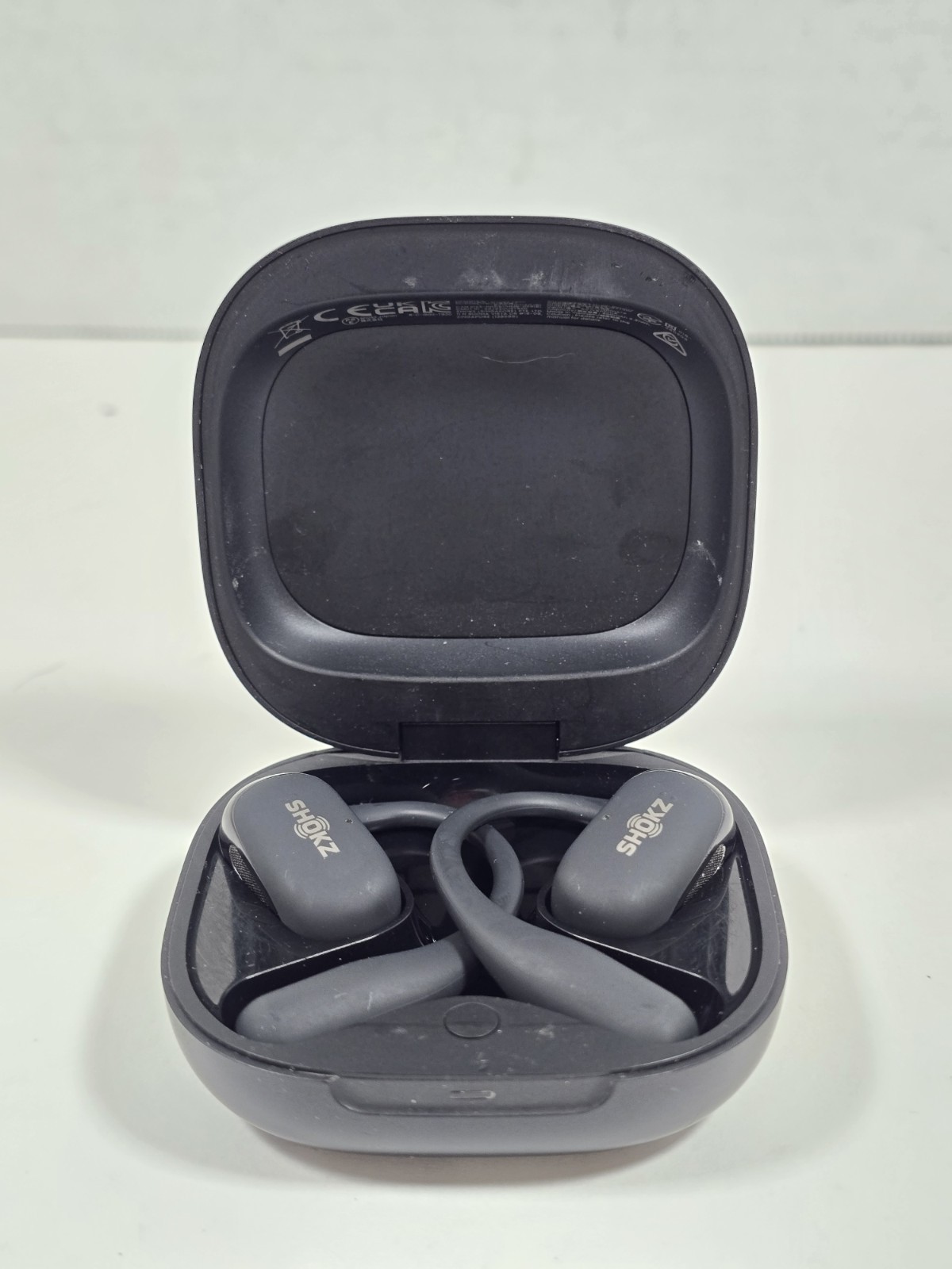 Shokz OpenFit 2 T920 Open Ear Wireless Bluetooth Earbuds Black