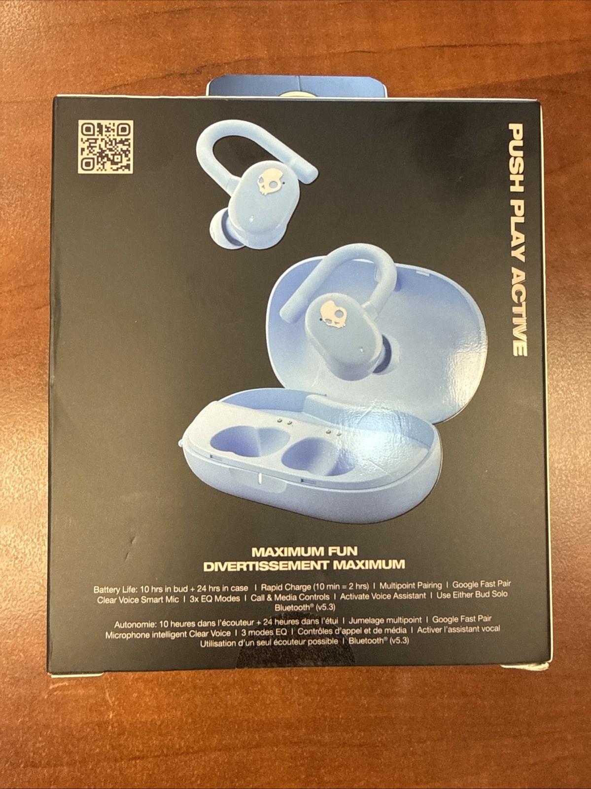 Skullcandy Push Play Active Preppy Blue