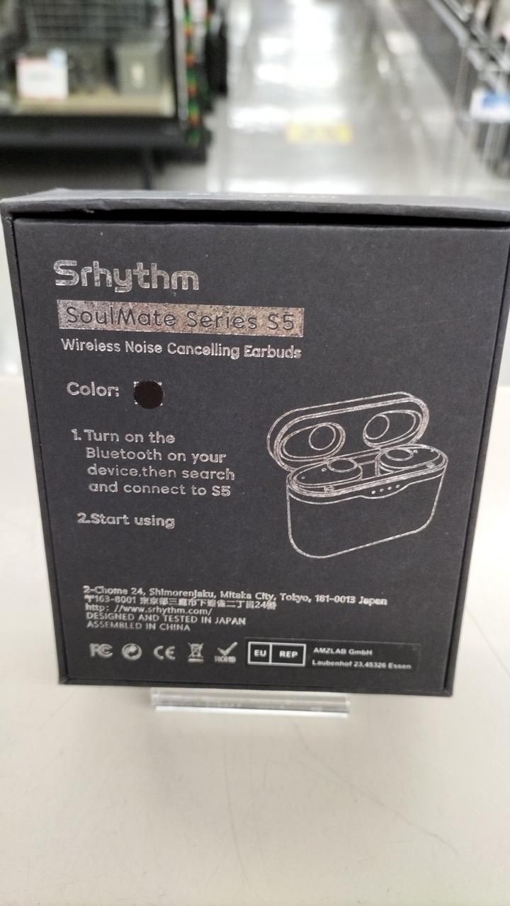 SRHYTHM BLUETOOTH Earbuds S5 Used