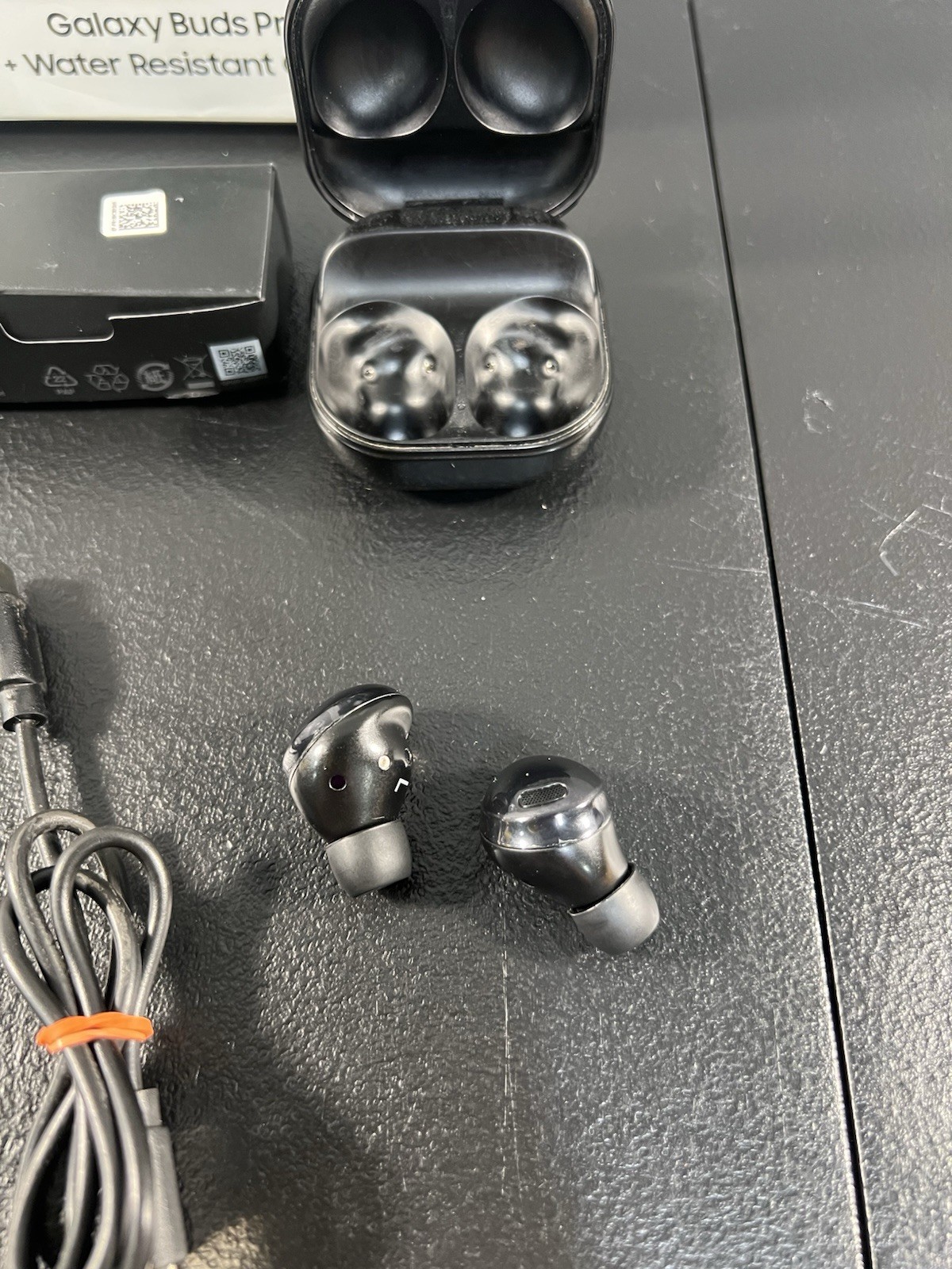 Samsung Galaxy Buds Pro Noise Cancelling Bluetooth Earbuds + Cover, Black