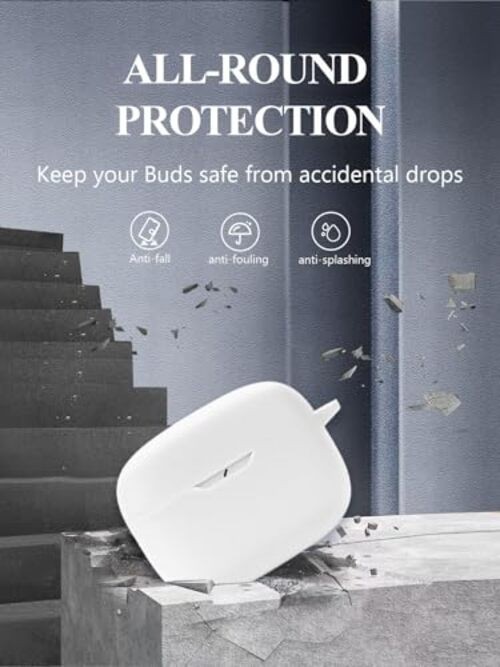 Case for JBL Vibe Beam 2/Vibe Beam – True Wireless Noise Cancelling WHITE