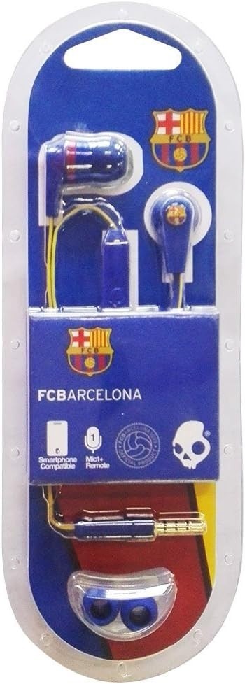 Skullcandy Ink’d 2.0 FC In Ear Headphones 2.0, FC Barcelona, New