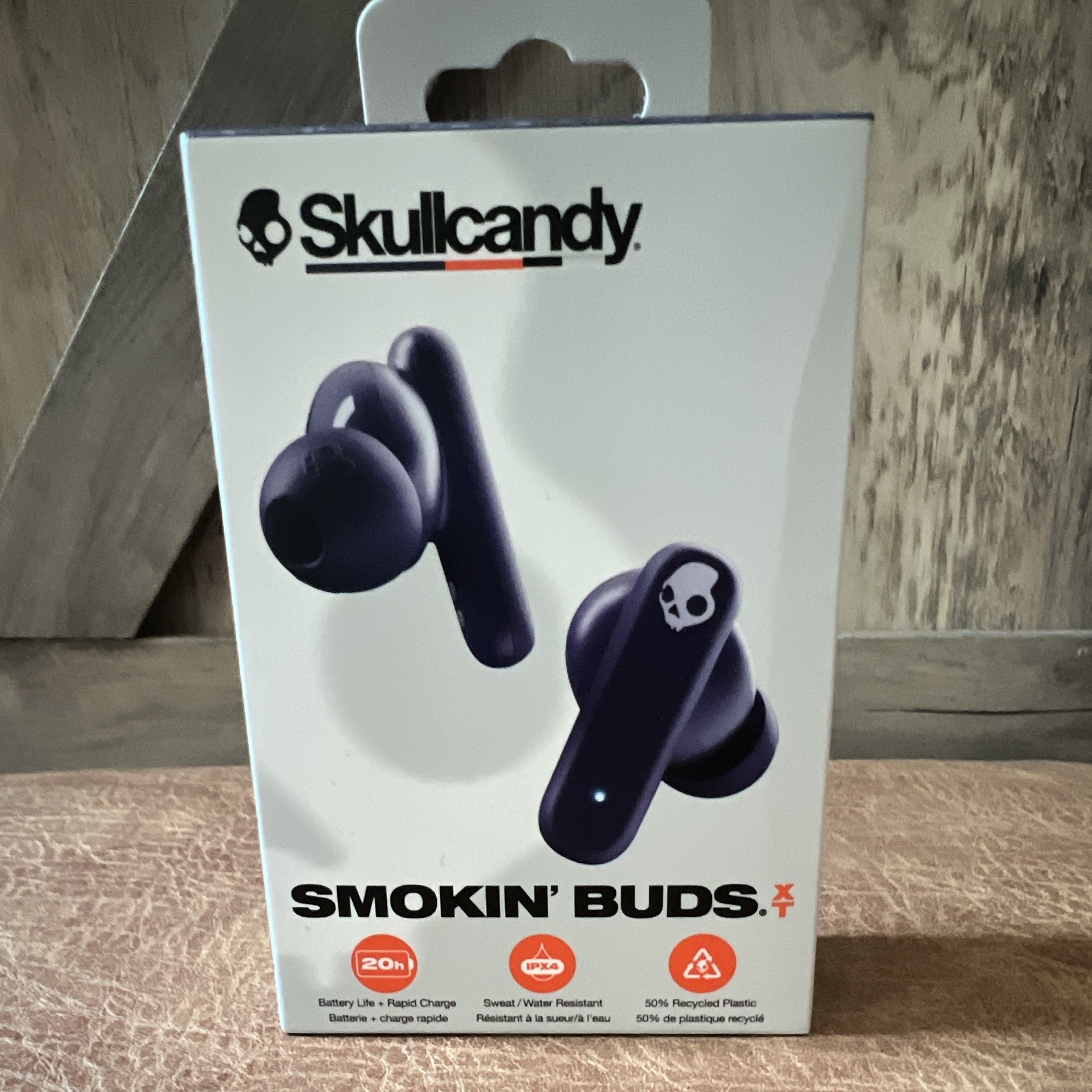 Skullcandy Smokin’ Buds XT True Wireless Bluetooth In-Ear Earbuds Purple