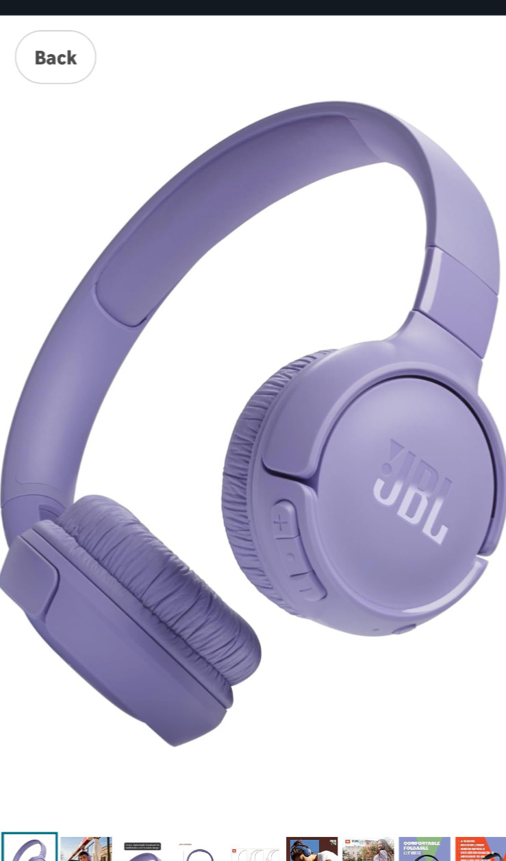 JBL Tune 520BT – Wireless On-Ear Headphones, up to 57H Battery Life and Speed Ch