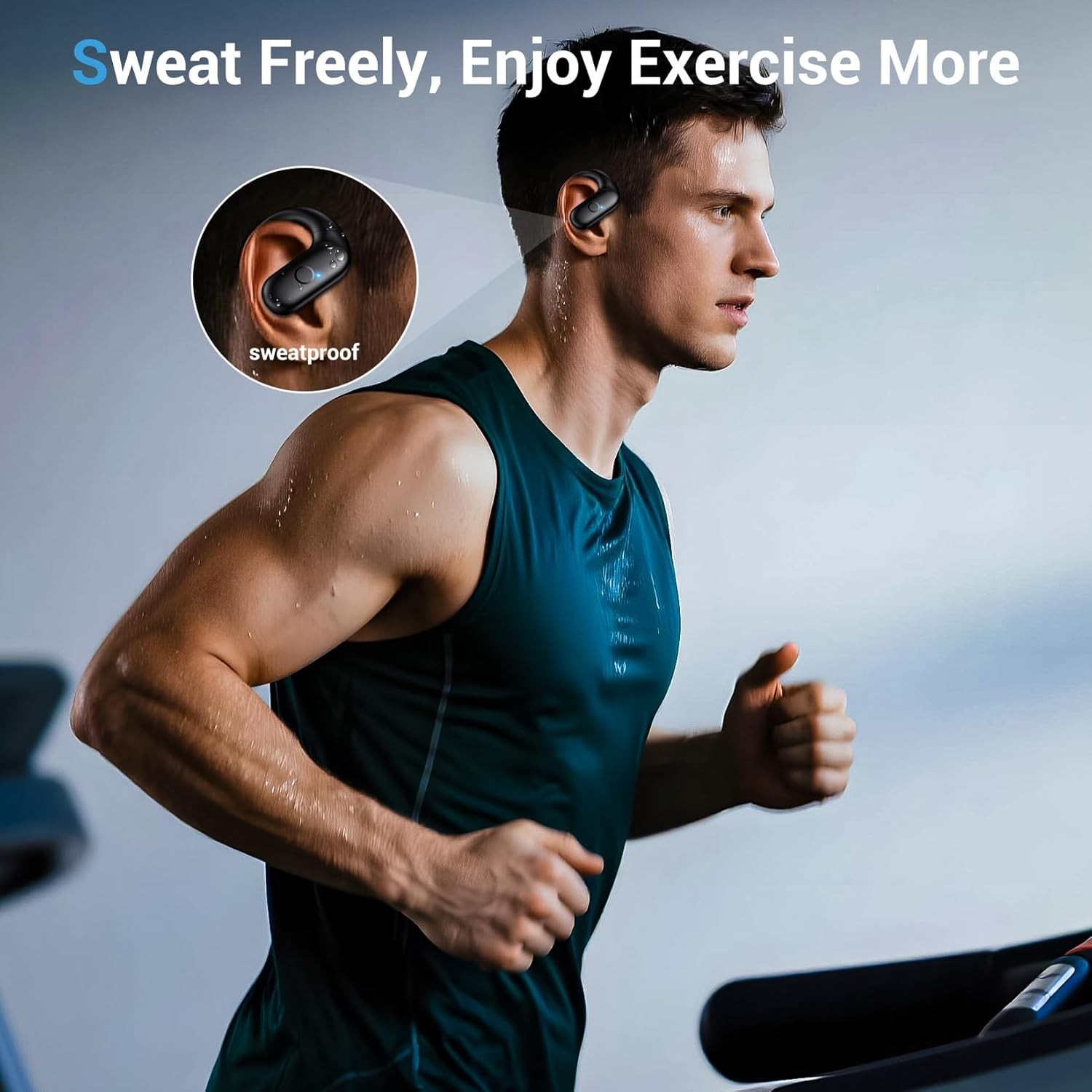2022 New Bluetooth 5.1 Earbuds Stereo Sport Wireless Headphone Earhook Headset