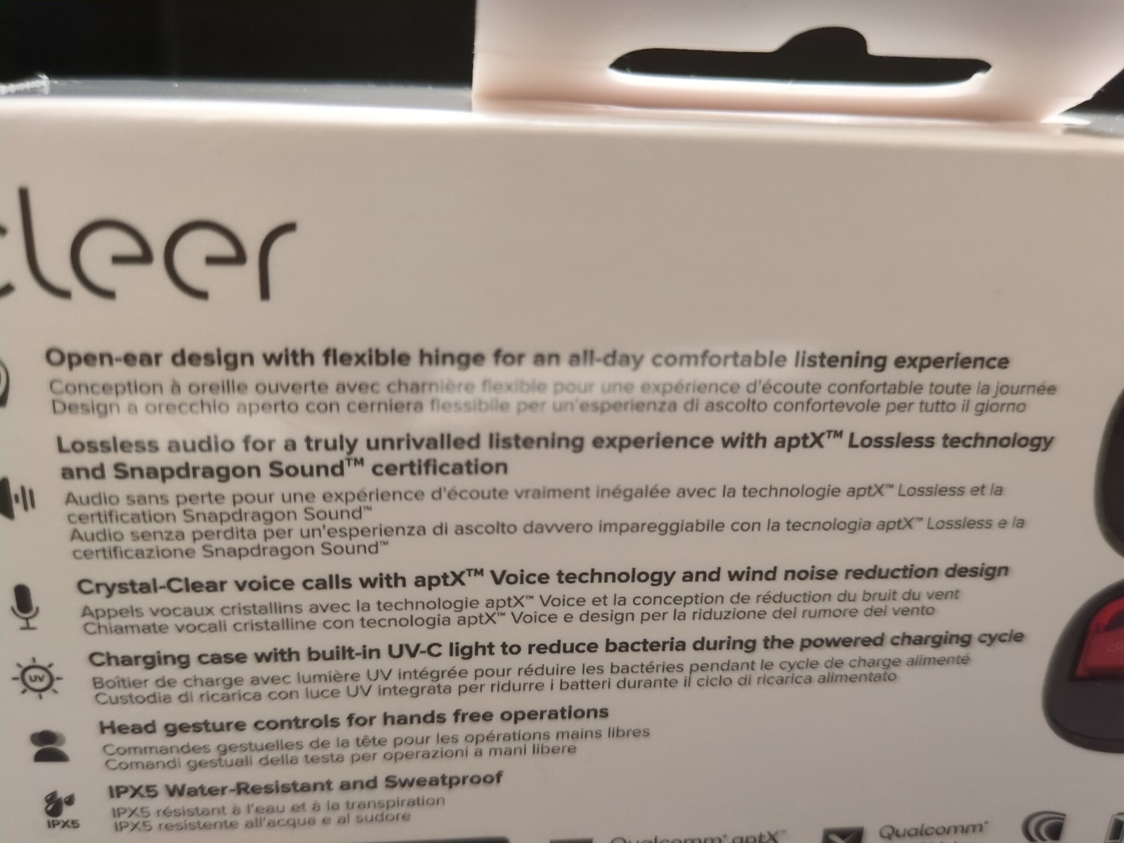 NEW UNOPENED Cleer Arc II Sport Smart Open Ear True Wireless Headphones