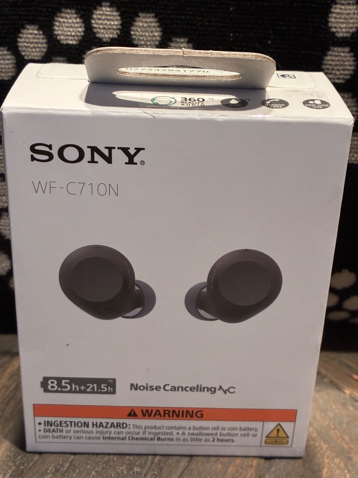 sony wf-c710n earbuds, True noise cancelling all black