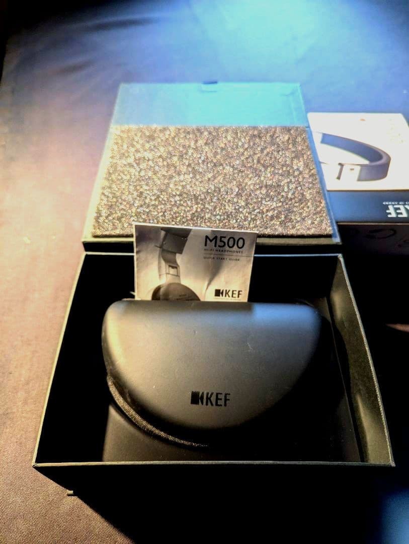 KEF M500 High Sound Quality Luxury Headphones Silver