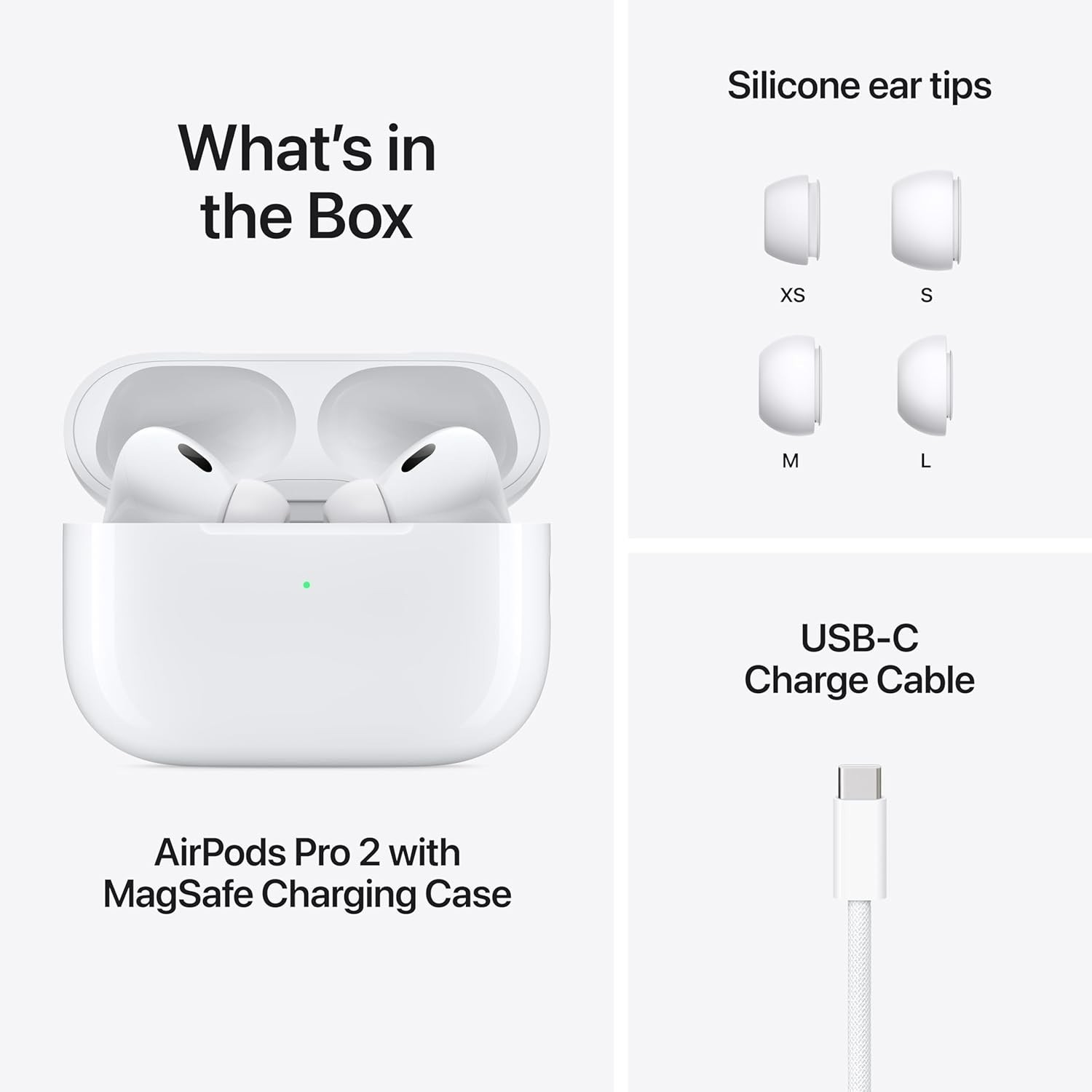 Apple AirPods Pro 2 Wireless Earbuds (2nd Gen) with MagSafe Case (MTJV3LL/A)