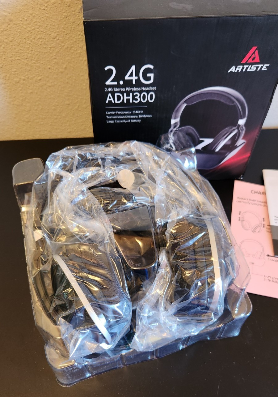 Artiste ADH300 2.4G Stereo Wireless Headset- Free Shipping