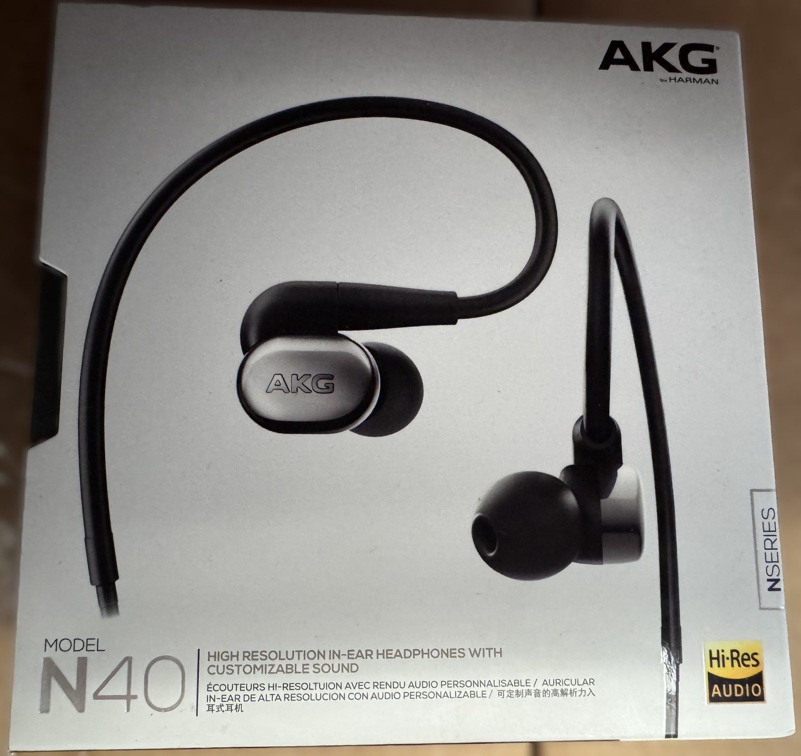 【NEW SEALED】AKG N40 Customizable High Definition In-Ear Headphones BACK IN STOCK