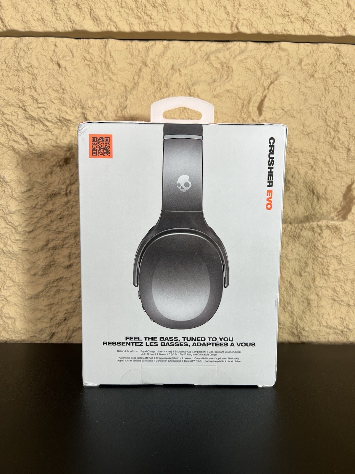 Skullcandy Crusher EVO Over the Ear Wireless Headphones – Black Factory Sealed