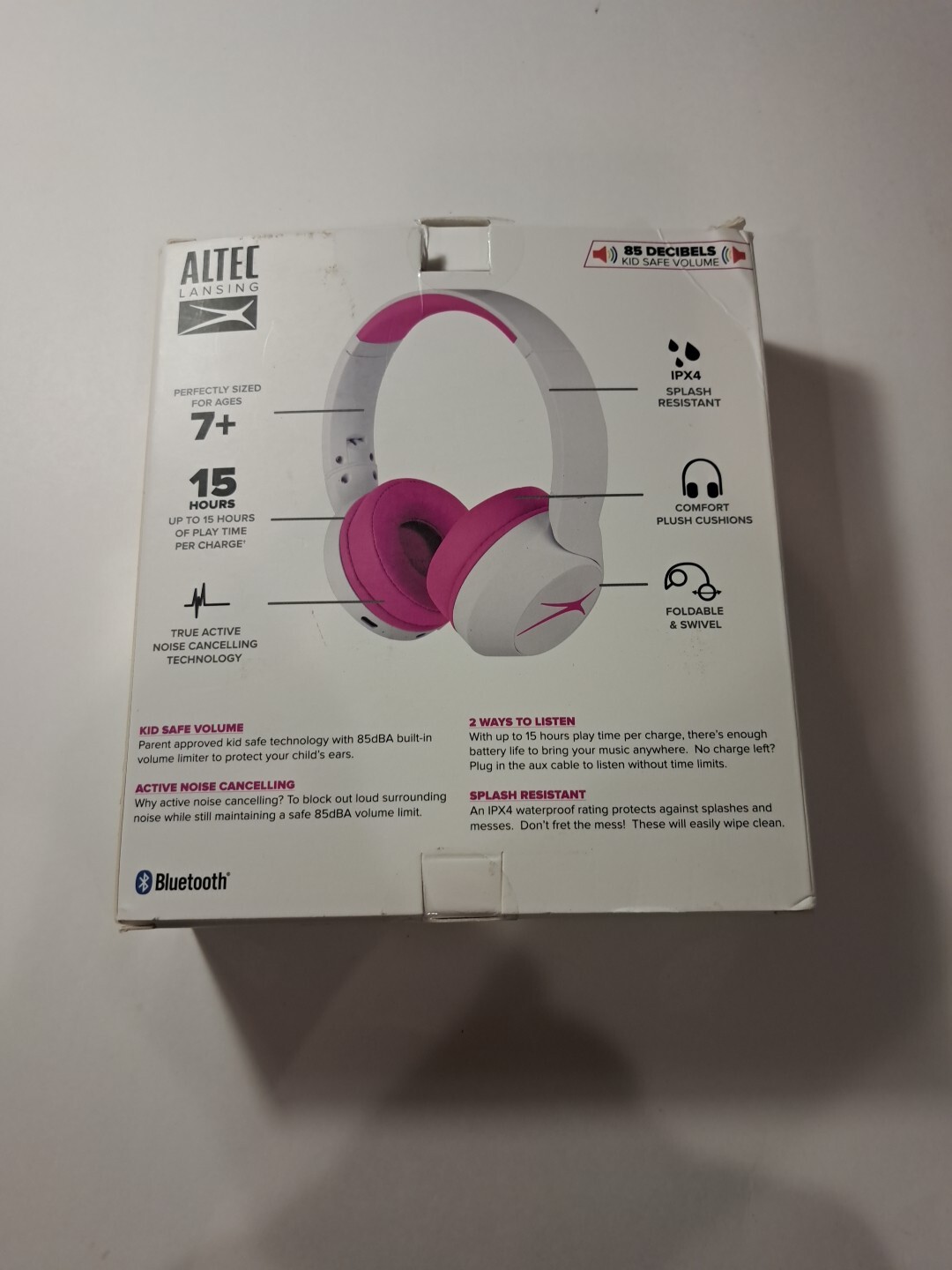 Altec lansing Kid Safe Head Phones Noice Cancelling 2-in-1, MZX4500 WOPNK