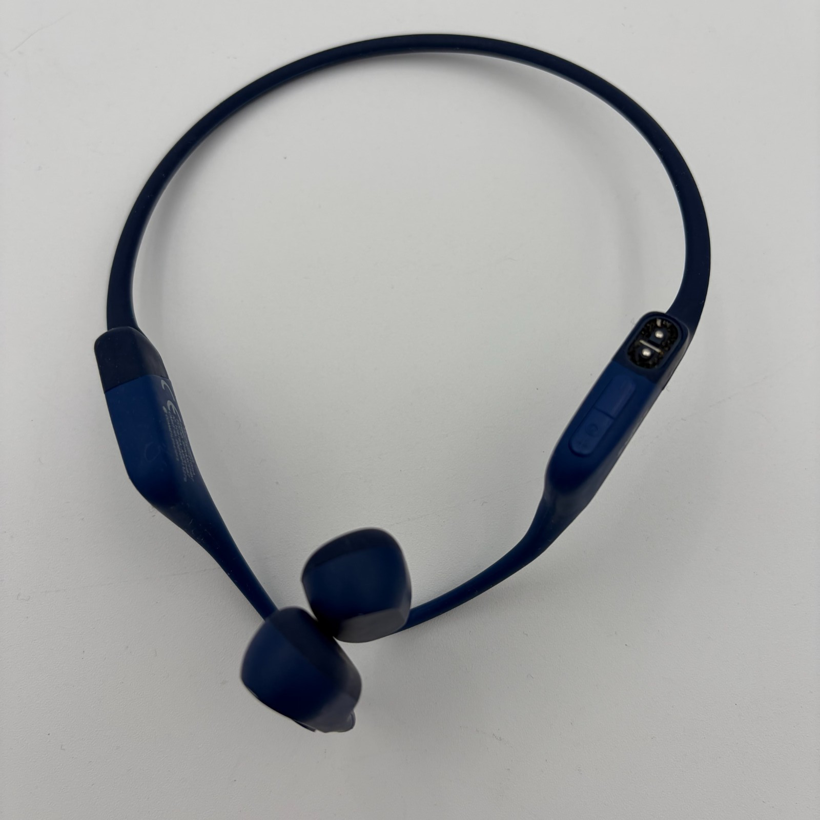 Shokz OpenRun Open-Ear (Behind the Neck) Bluetooth Headphones – Blue