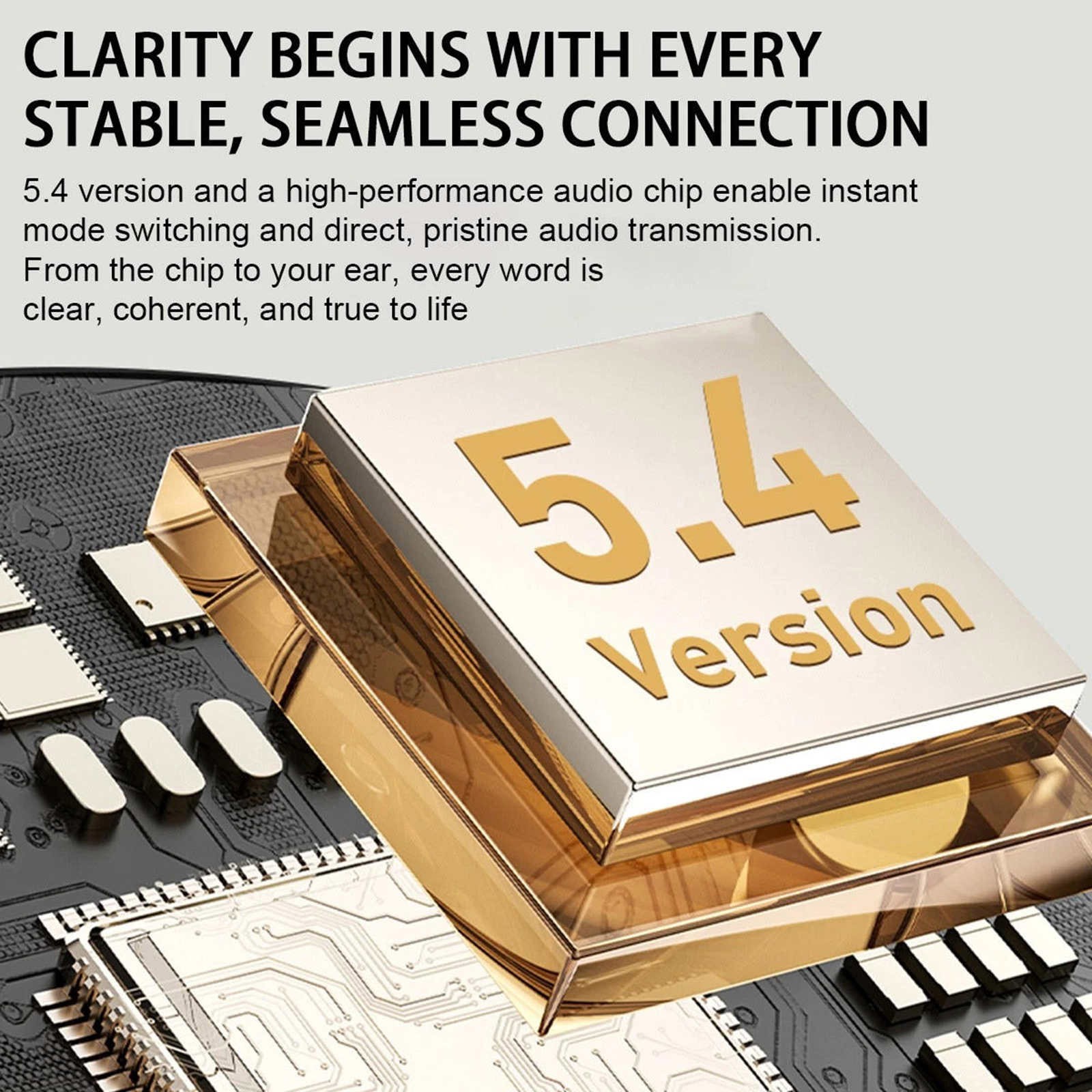 48dB Rechargeable Voice Amplifier Bluetooth 5.4 8 Volume 20H Clip For Seniors