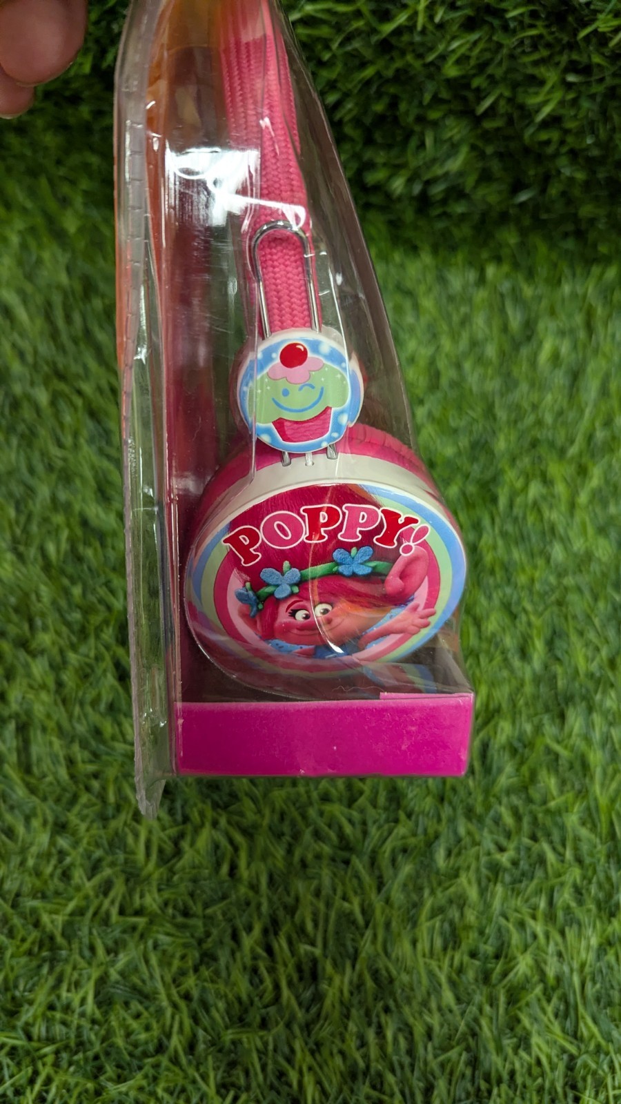 Trolls Poppy Wired Headphones – DreamWorks Kid Friendly Volume Pink NEW Sealed