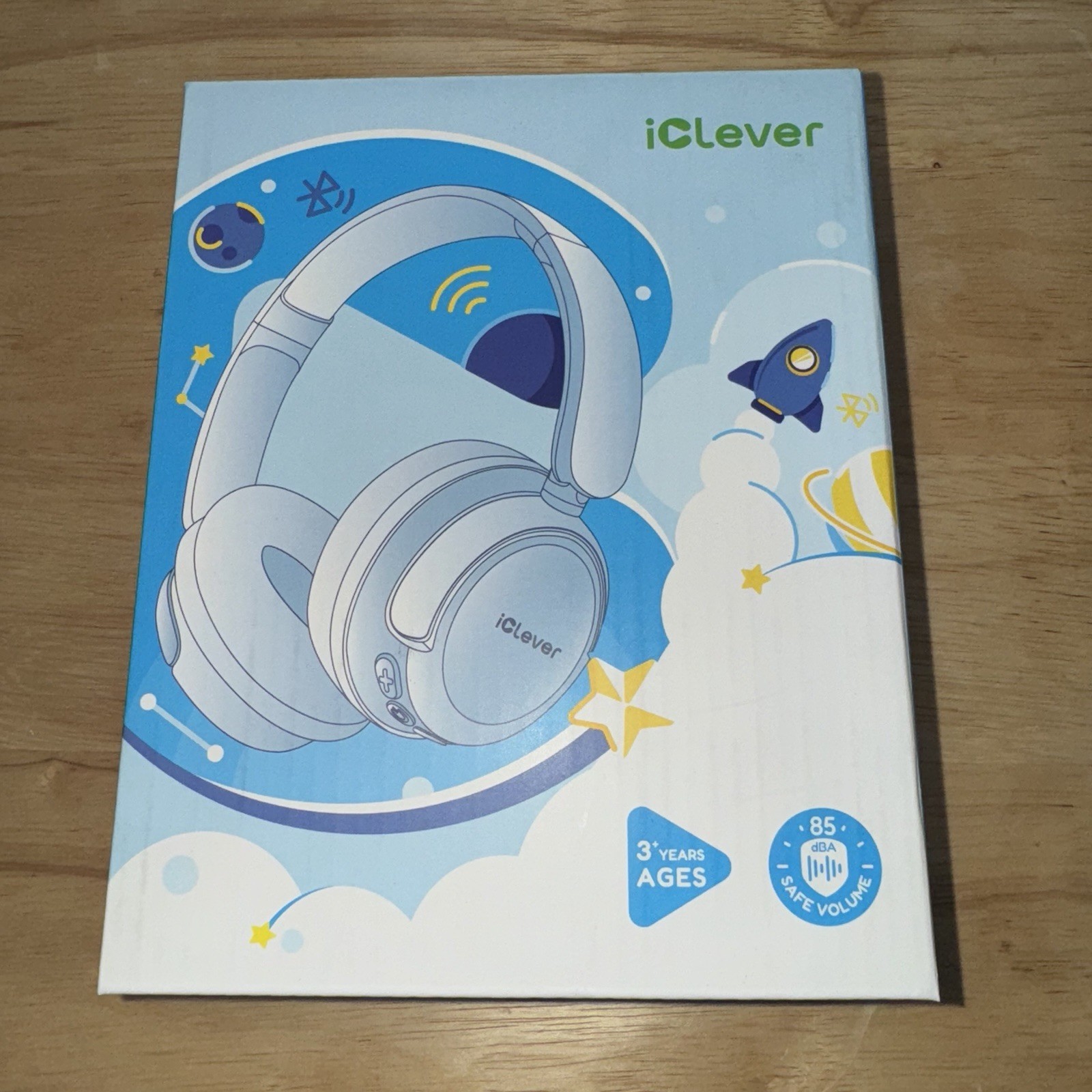 iClever BTH22 Kids Bluetooth Headphones, 60H Play Time, 74/85 dBA Safe Volume