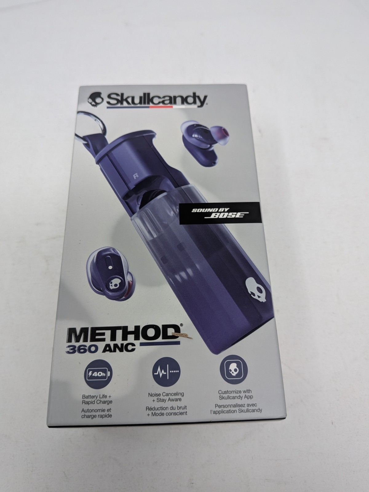 Skullcandy Method 360 Anc Wireless Earbuds Sound By Bose Bluetooth Blue