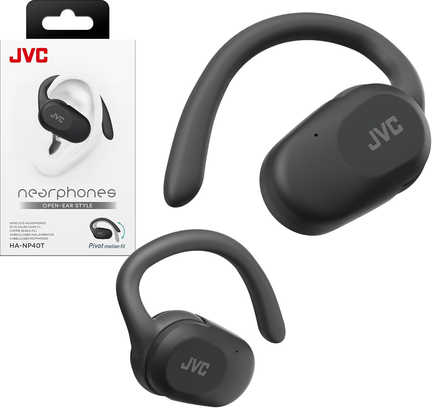 Nearphones Open Ear True Wireless Headphones with Pivot Motion Mecanism, 16Mm La