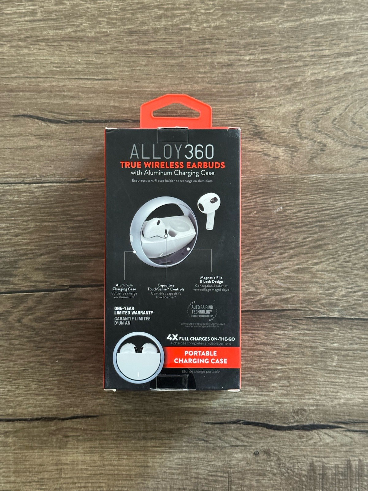 Helix ALLOY 360 True Wireless High Fidelity Earbuds w/ Portable Charging Case