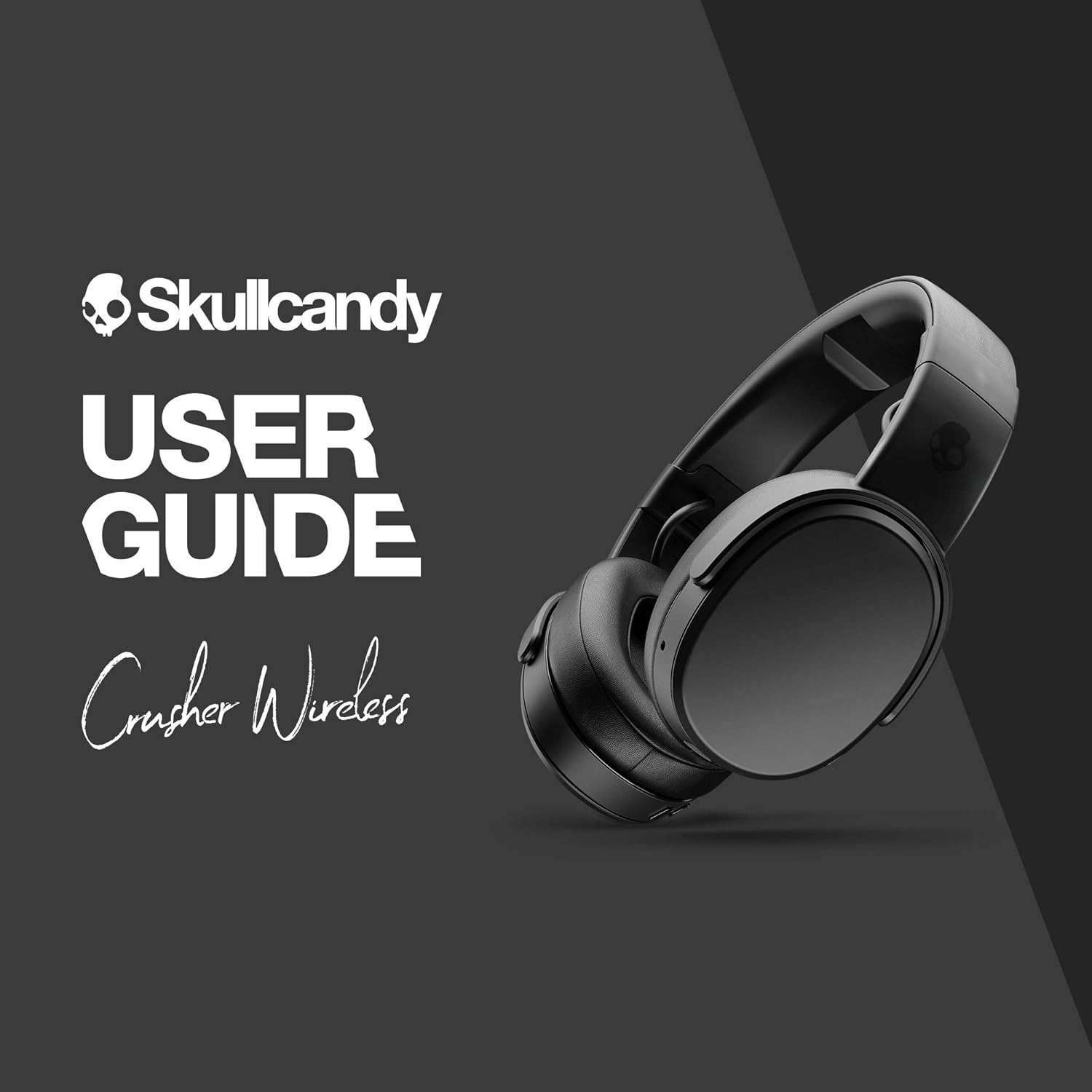 Skullcandy Crusher Wireless Headphone Adjustable – Manufacture Referb – BLACK