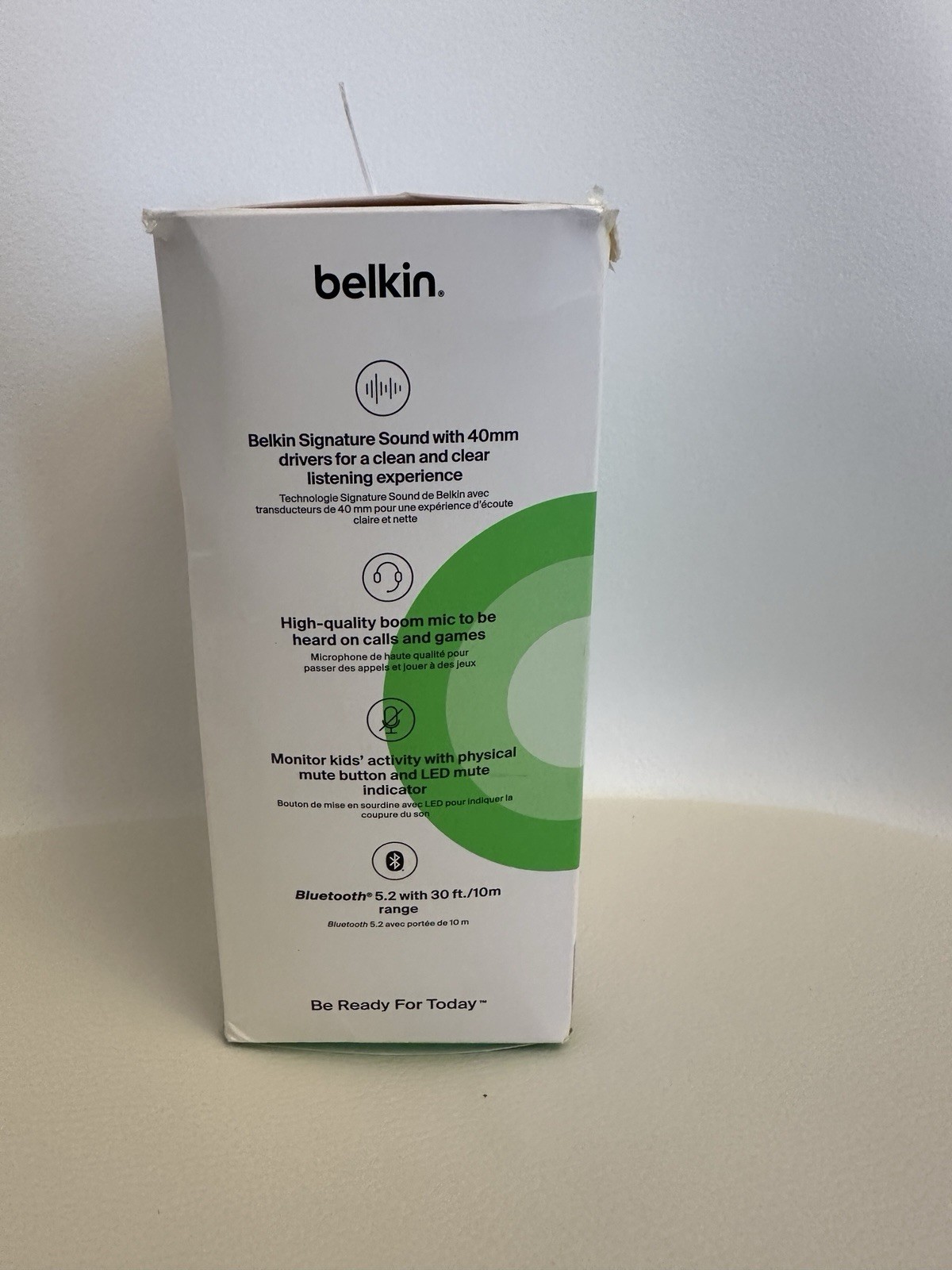 Belkin SoundForm Inspire Wireless Over-Ear Headset for Kids Lavender Online.