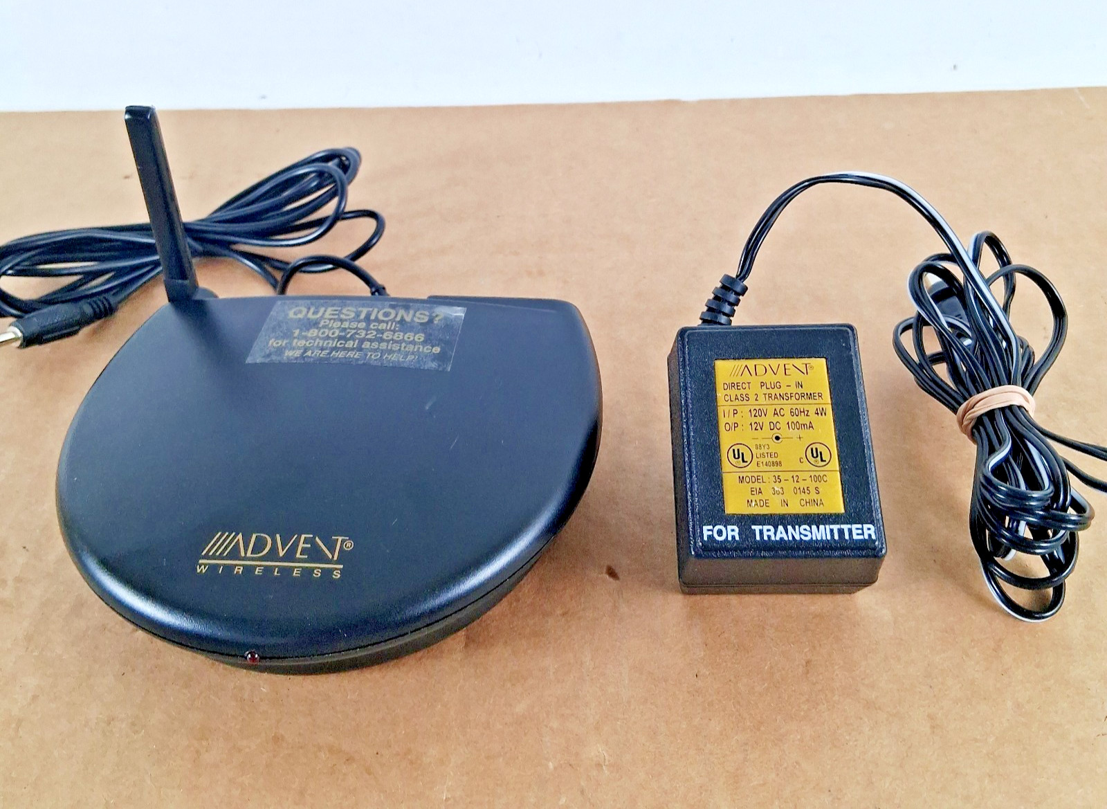 Advent Recoton LLP-110-A Wireless Speaker Headphone Transmitter with Adapter