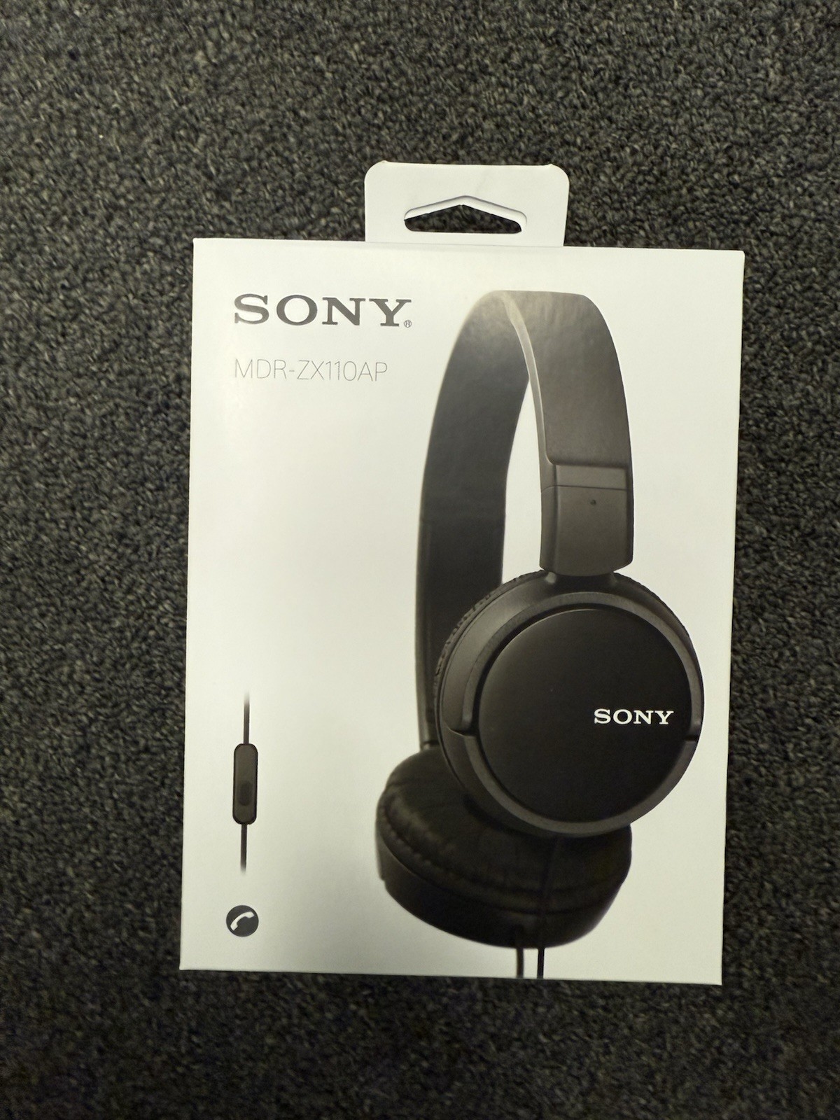 Sony MDR-ZX110 – Black – Wired Over Ear – Quick Folding Style – New – Sealed Box