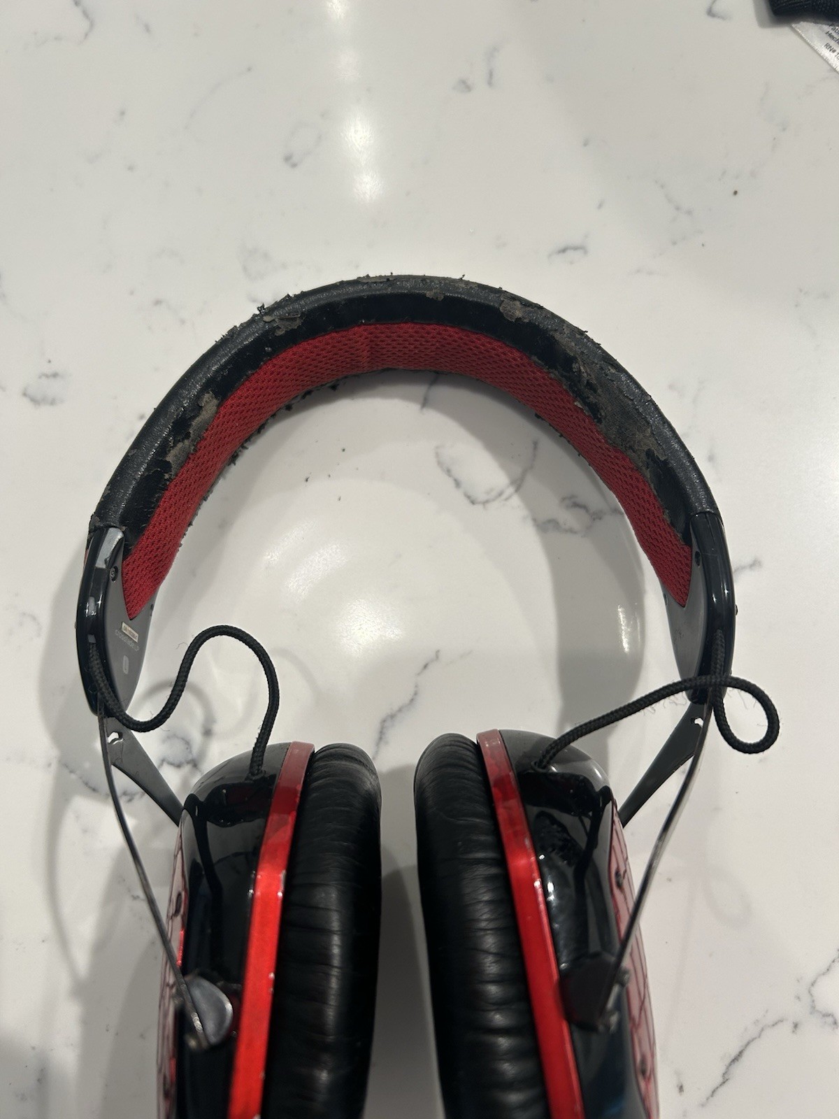 V-MODA Crossfade LP Headphones Red And Black