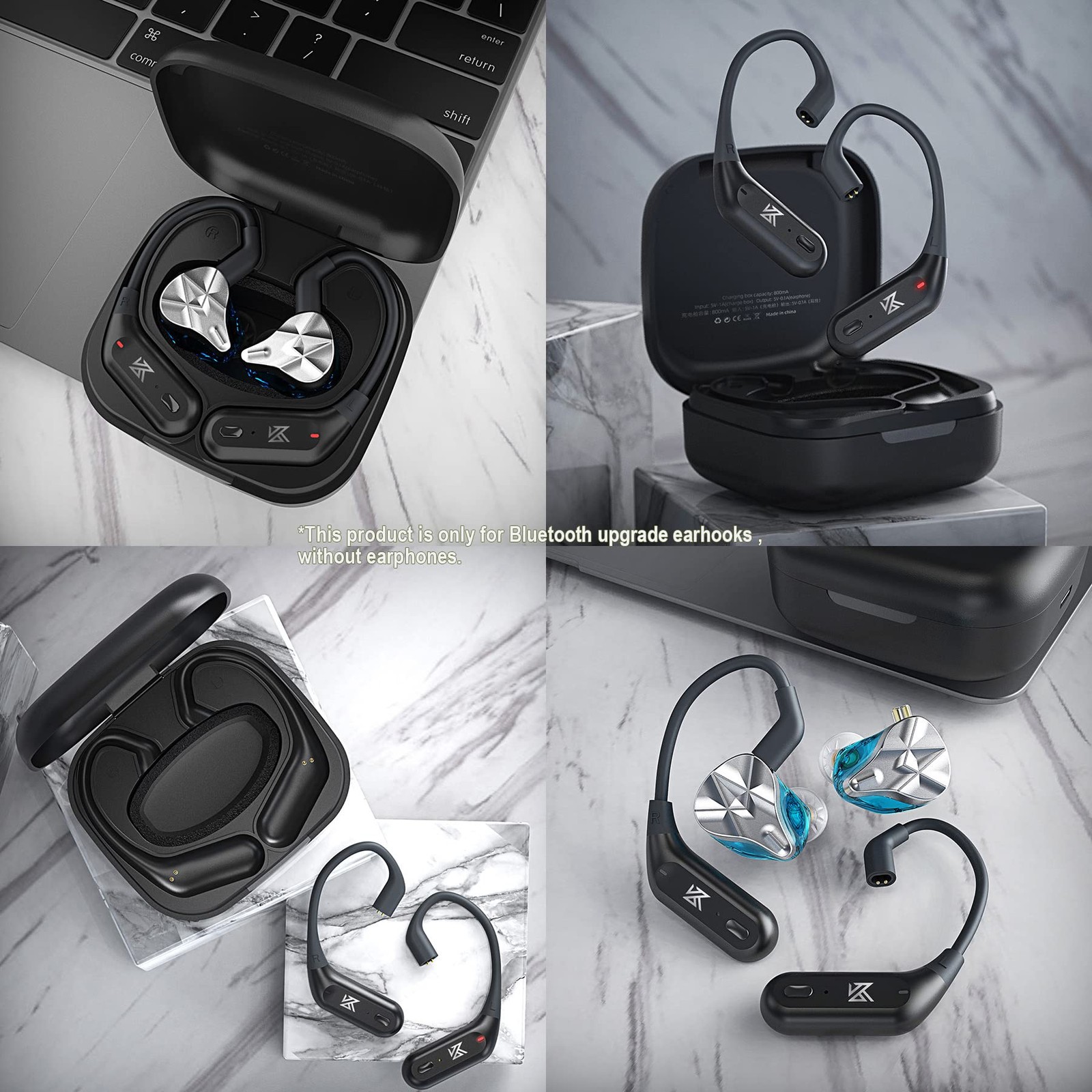 Kz Az09Pro Bluetooth V5.2 Hook Mic Support/40 Hours Playback And App Control