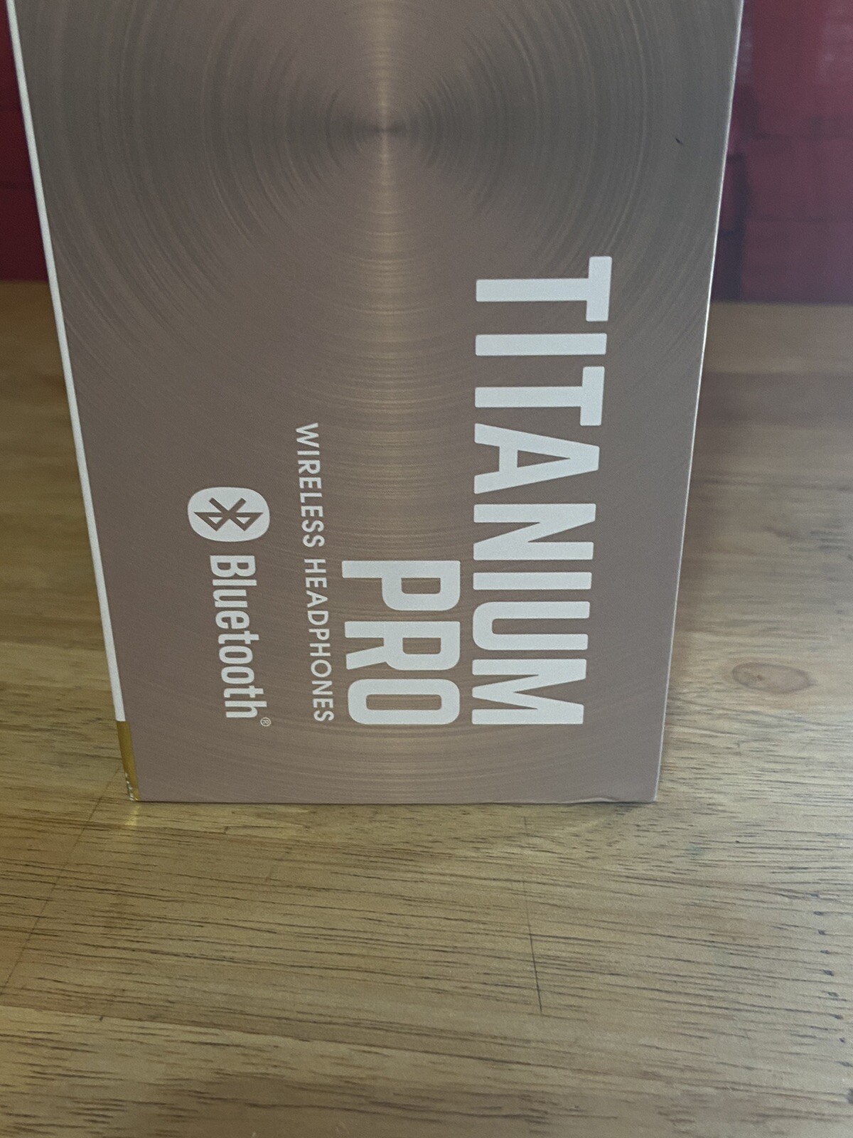 Titanium Pro Wireless Over Ear Headphones Built In MIc Bass Boost Bluetooth Blu