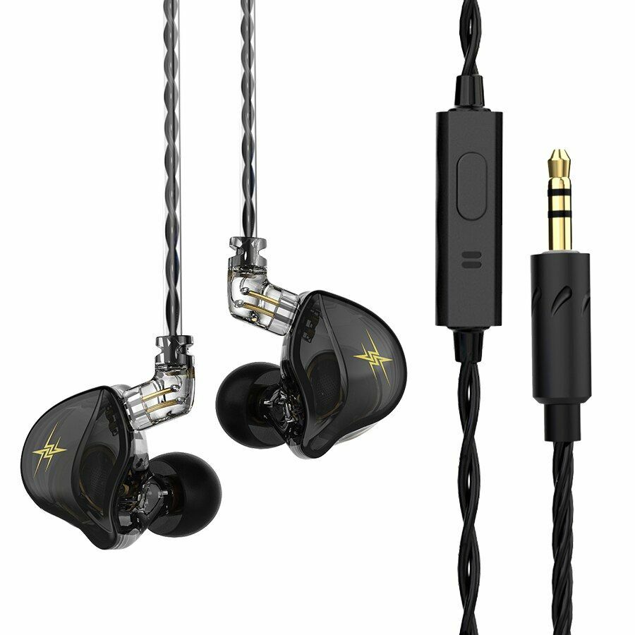 QKZ ZXT 1DD 10mm Composite Magnetic Dynamic Driver HiFi in-Ear Earphone LUX