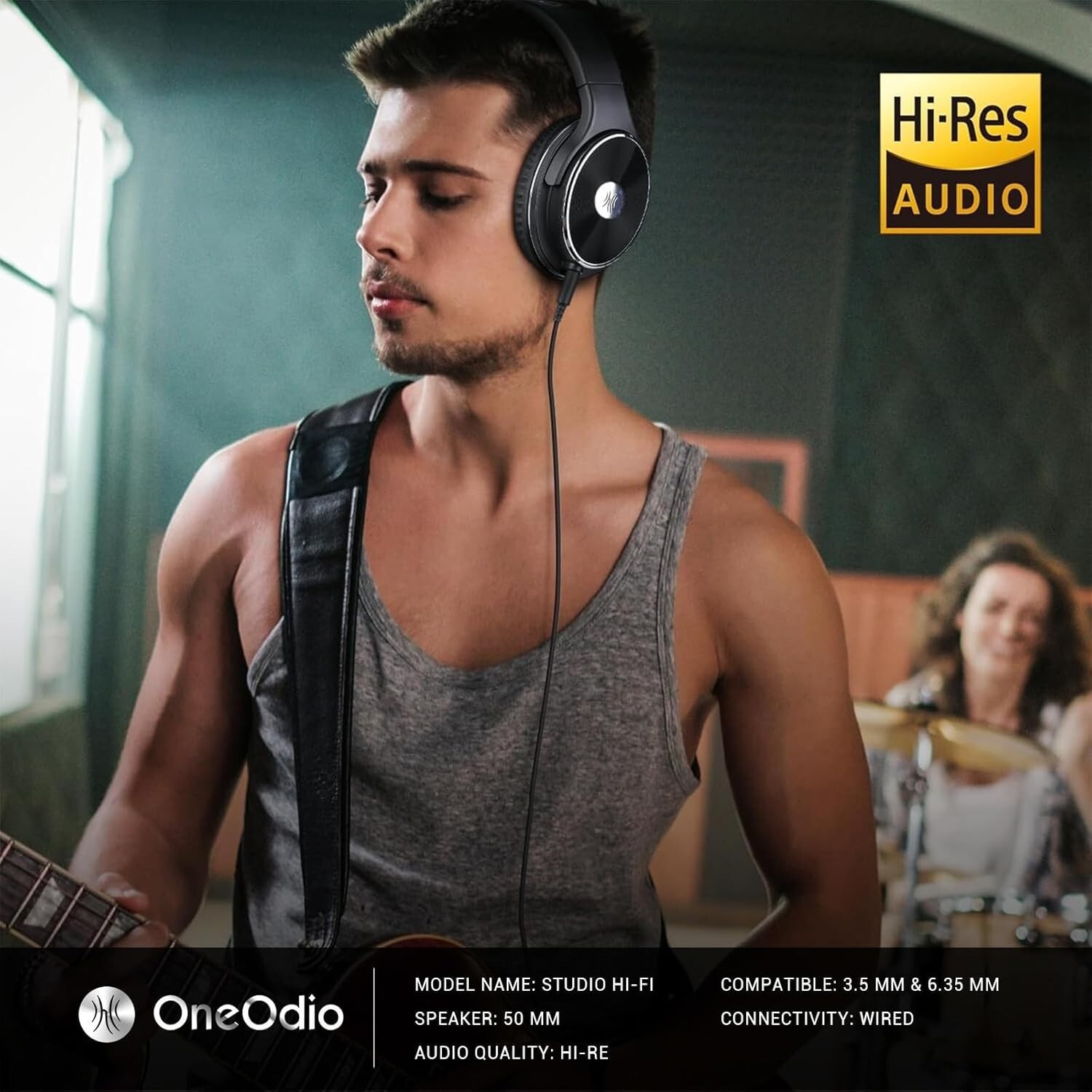 Studio Monitor & Mixing Headphones with Dynamic Drivers for Professional Sound