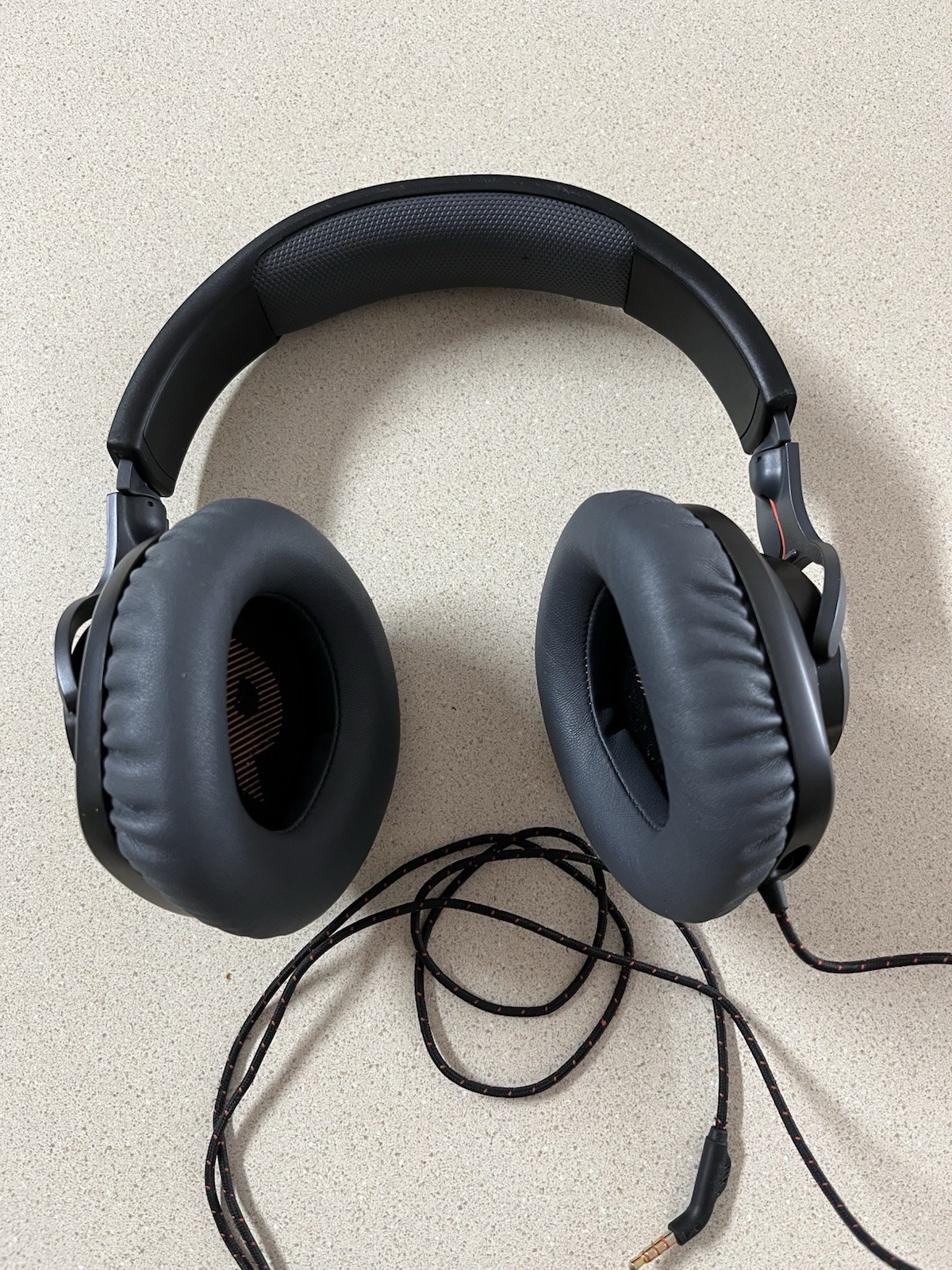 JBL Quantum 100 Wired Over-Ear Gaming Headphones Headset Black Tested Works
