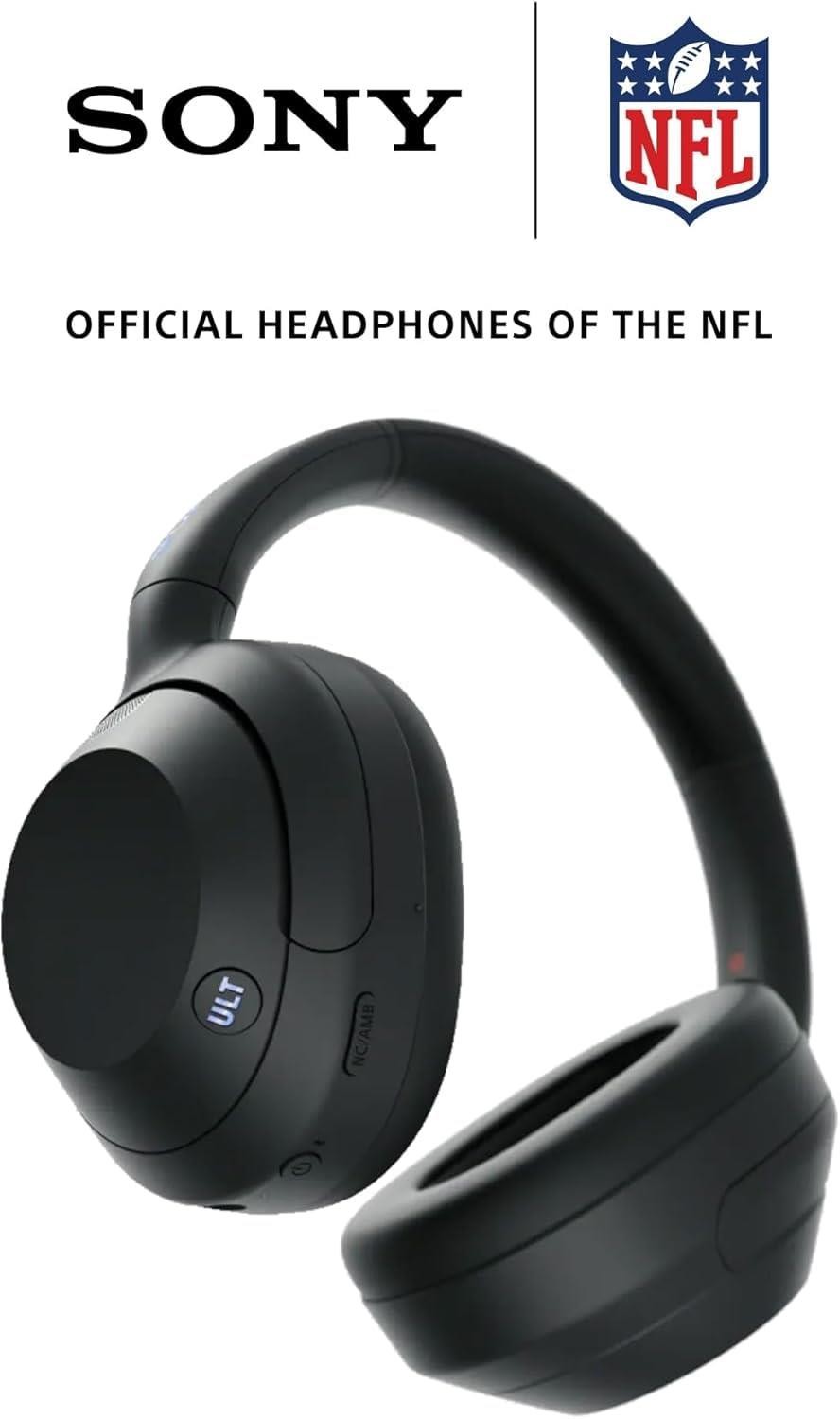 Sony Wireless Noise Canceling Headphones Black Open Box