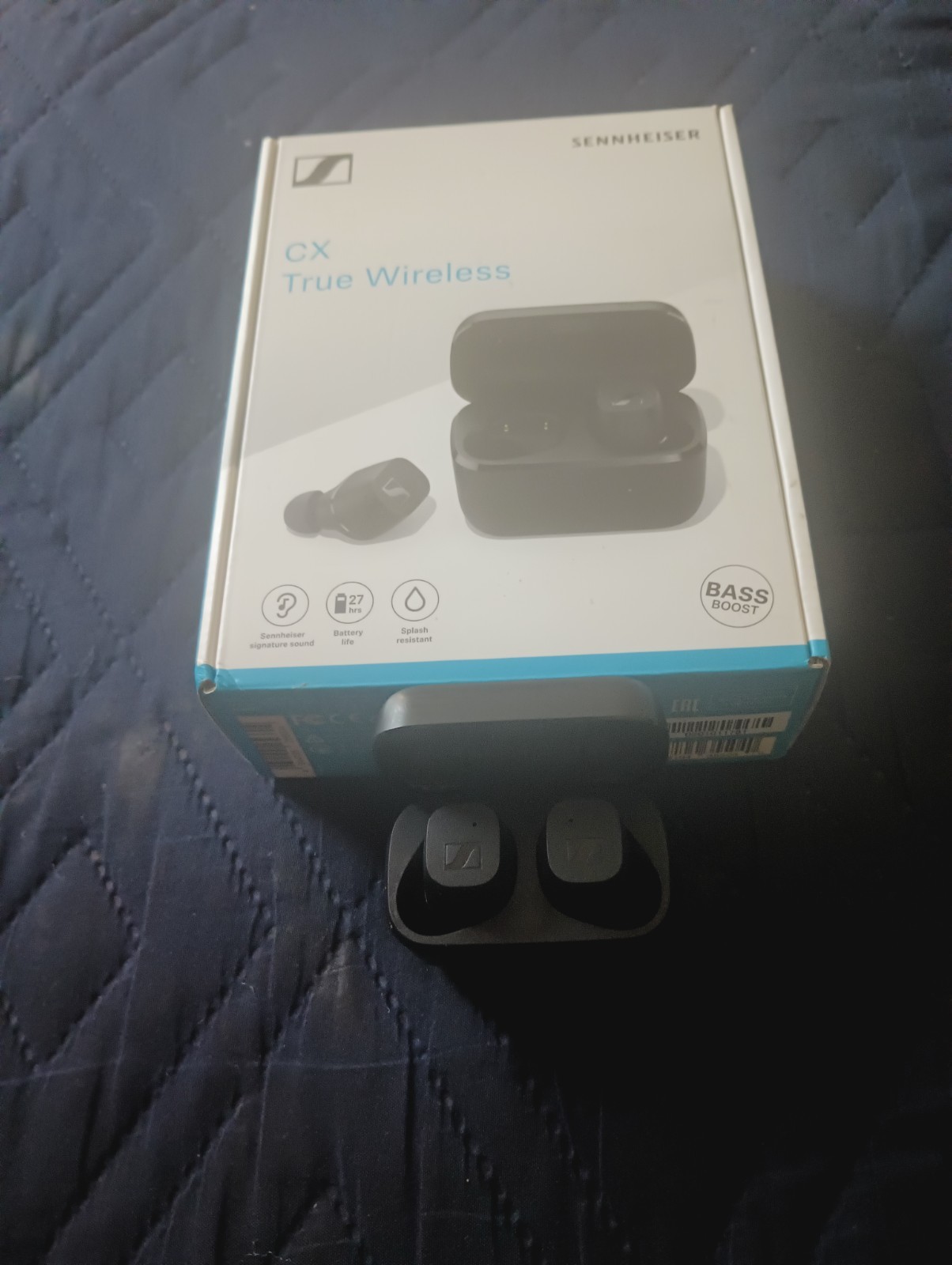 sennheiser cx true wireless with bass boost feature with crystal signature sound