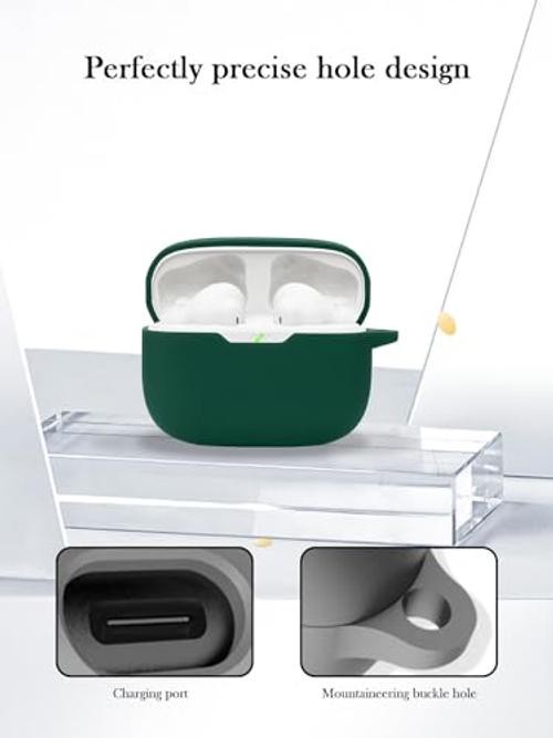 Case for JBL Vibe Beam 2 True Wireless Noise Cancelling Earbuds,Soft Green