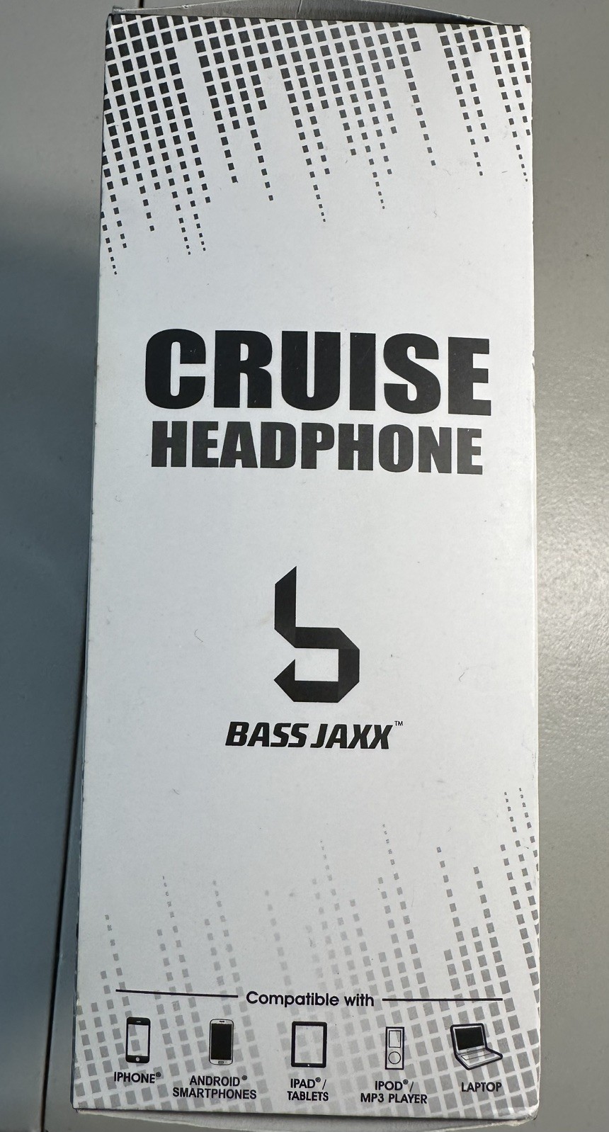 Cruise Headphones Bass Jaxx Built-In Microphone 32 ohms 40mm Black Brand new