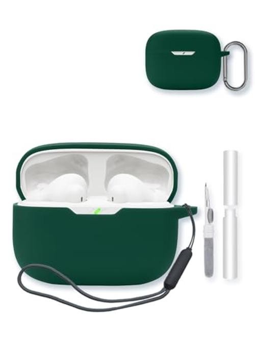 Case for JBL Vibe Beam 2 True Wireless Noise Cancelling Earbuds,Soft Green