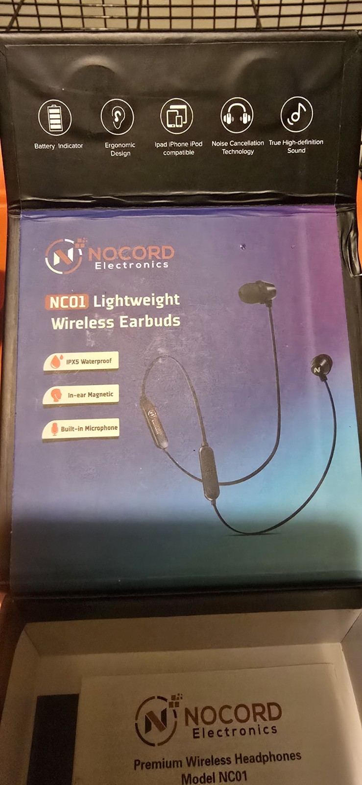NOCORD Electronics NC01 Lightweight Wireless Earbuds